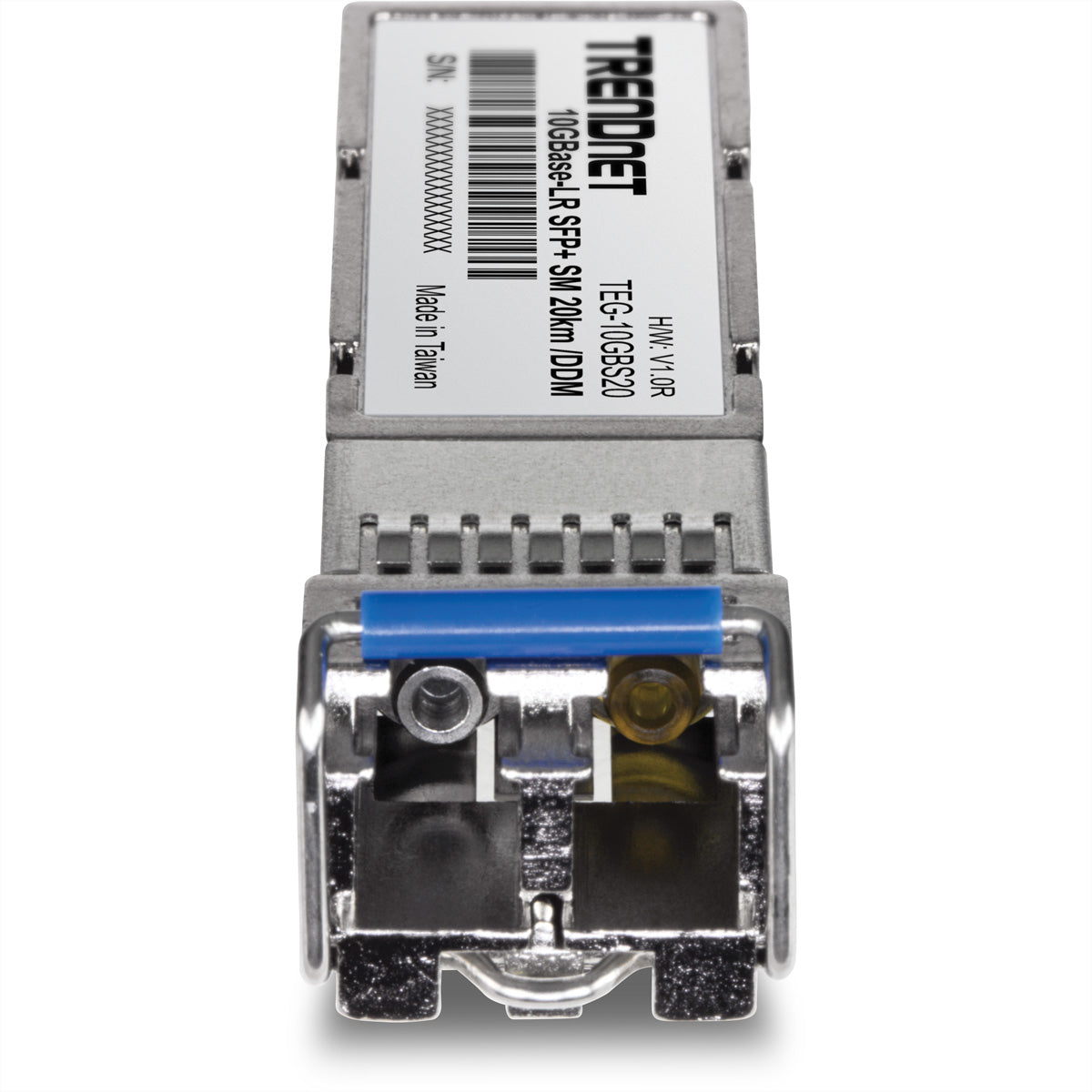 TRENDnet TEG-10GBS20 – 10G SFP+ Singlemode, Duplex-LC Transceiver, 20 km, 1310 nm, DDM