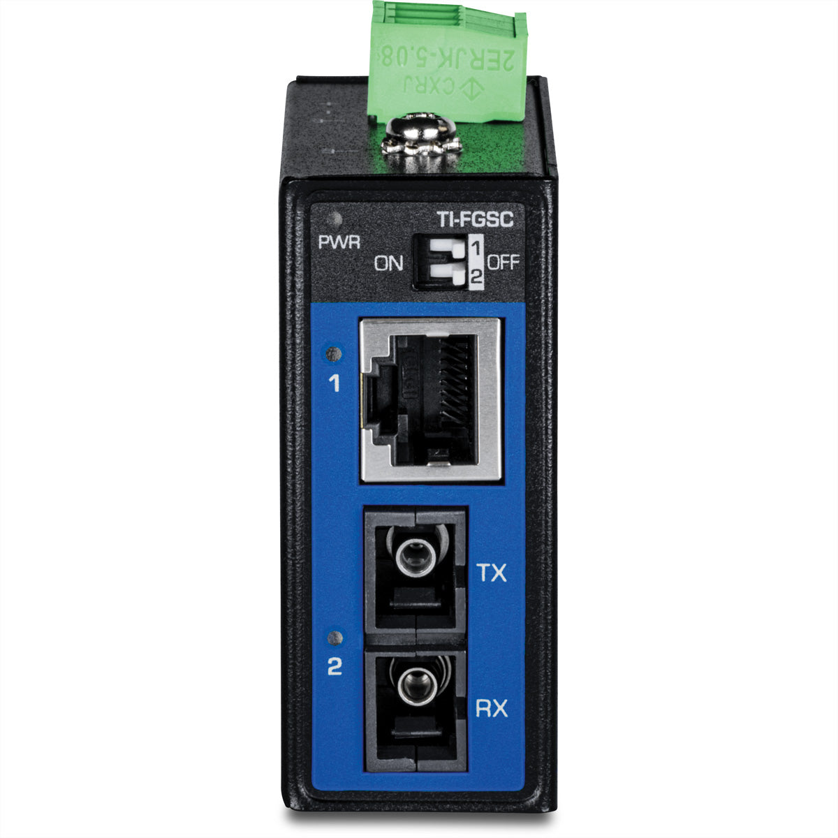 TRENDnet TI-FGSC Medienkonverter SC zu RJ-45 – Gigabit, 1000BASE-LX 1310 nm, Multimode, bis 1 km