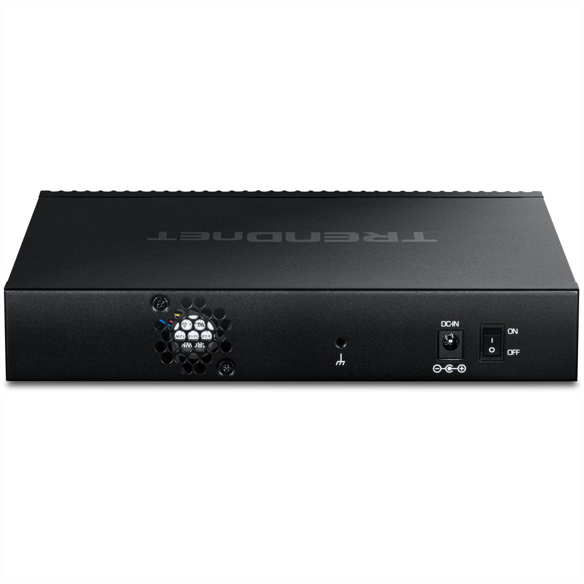 Trendnet TL2-F7080 – Managed L2 Switch – 8× SFP+ (10G), 19", 1U, Schwarz