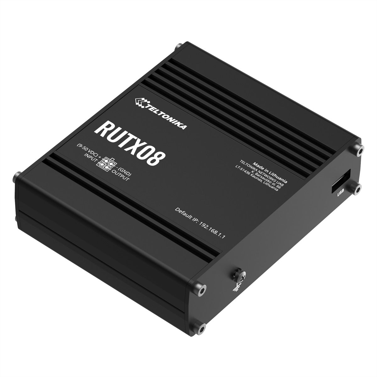 Teltonika RUTX08 VPN-Router – Ethernet-WAN, 4× 1G, USB 2.0