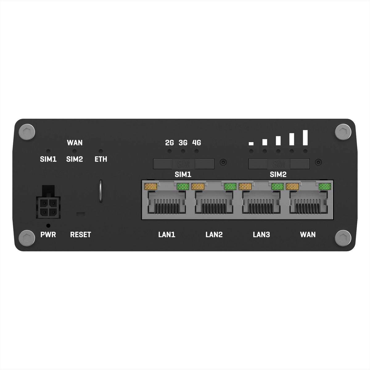 Teltonika RUTX09 Router – LTE‑A (Cat 6), Dual‑SIM, 3× Gigabit‑Ethernet (RJ‑45), GNSS, 9–50 V