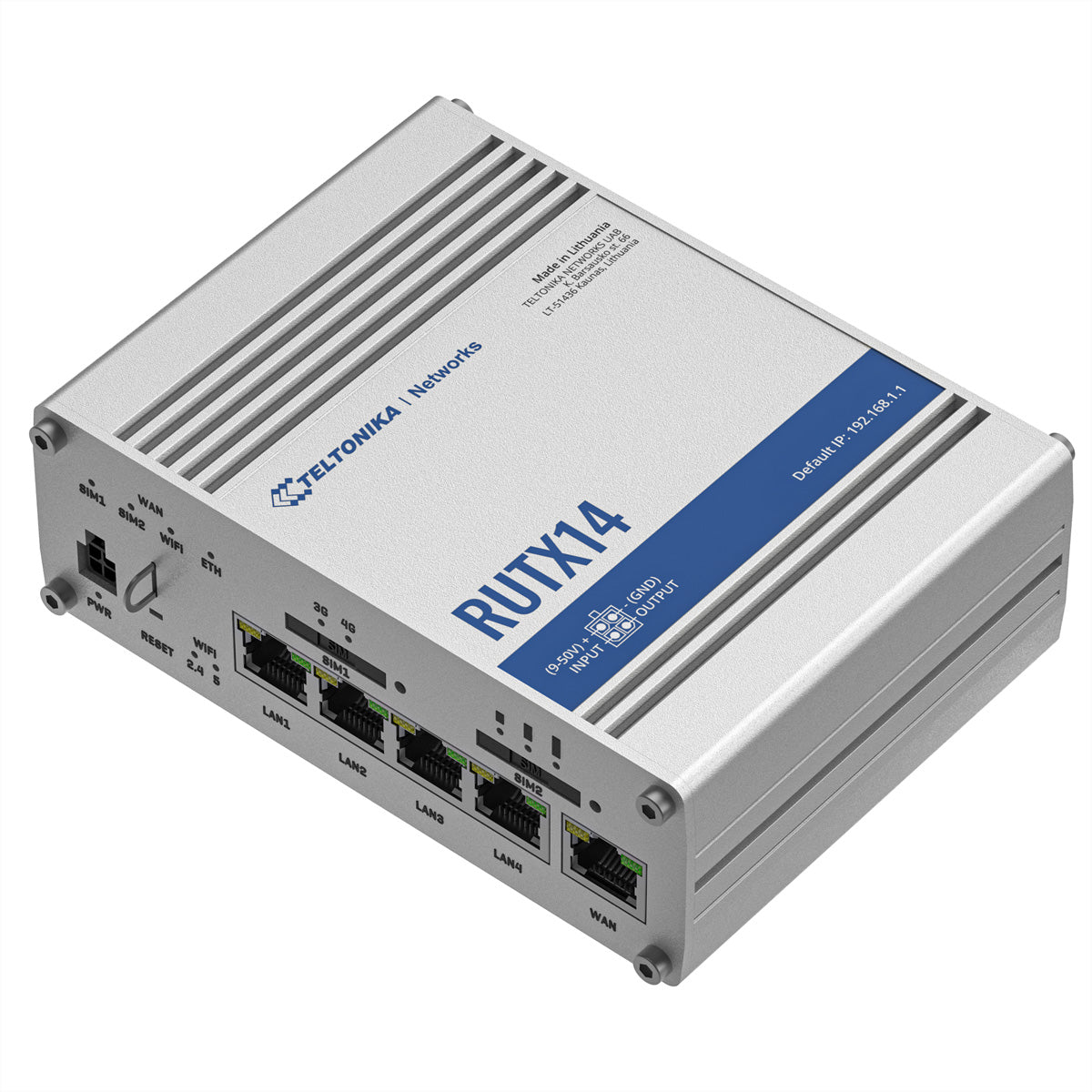 Teltonika RUTX14 – WLAN-Router – Wi-Fi 5 Dual-Band, GbE