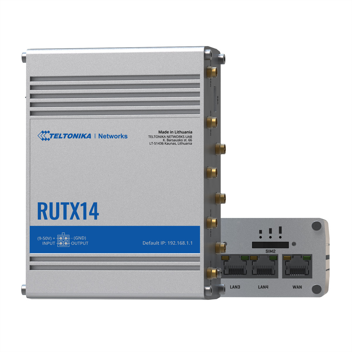 Teltonika RUTX14 – WLAN-Router – Wi-Fi 5 Dual-Band, GbE