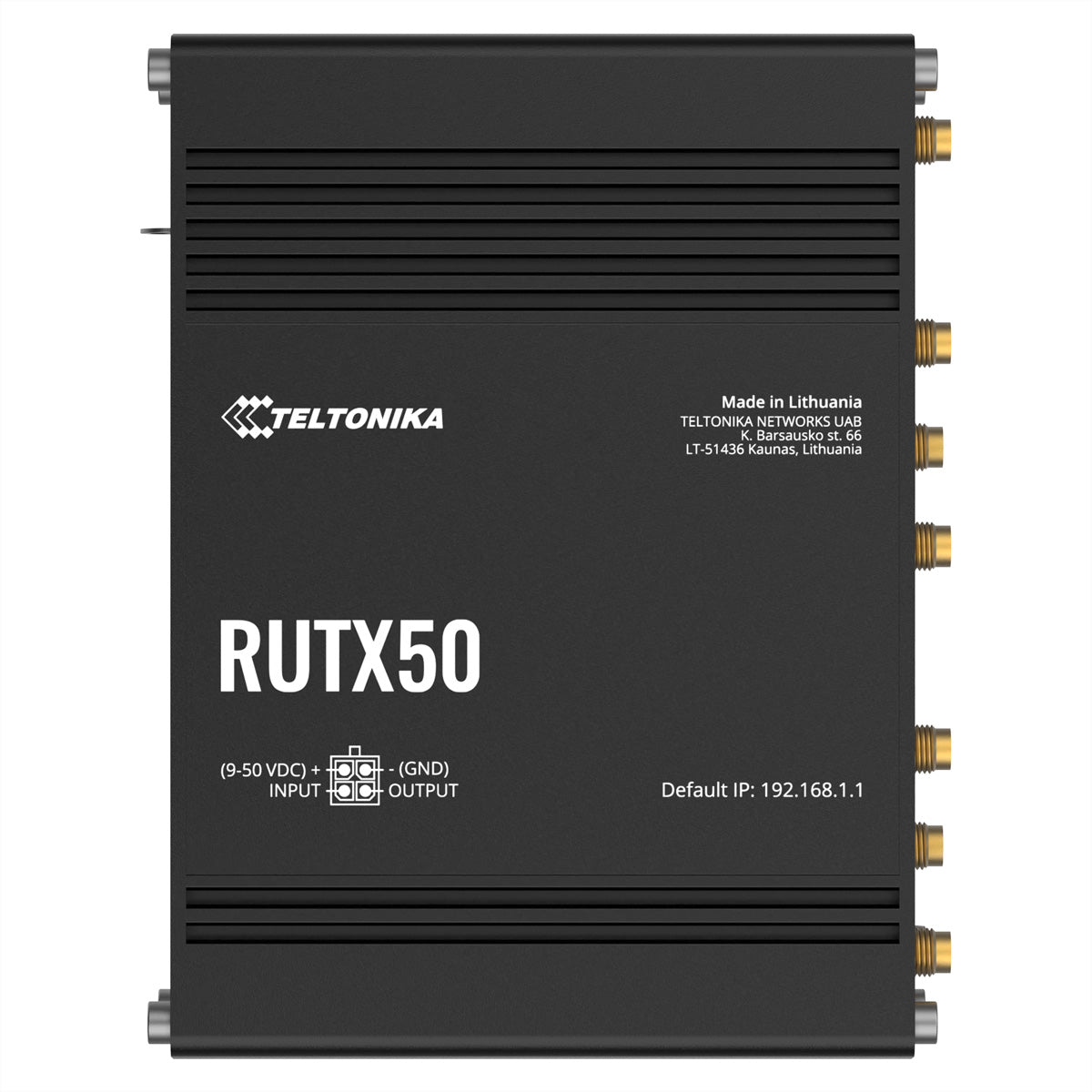 Teltonika RUTX50 – VPN-Router – 5×GbE, Dual-SIM (Auto-Failover), 5G