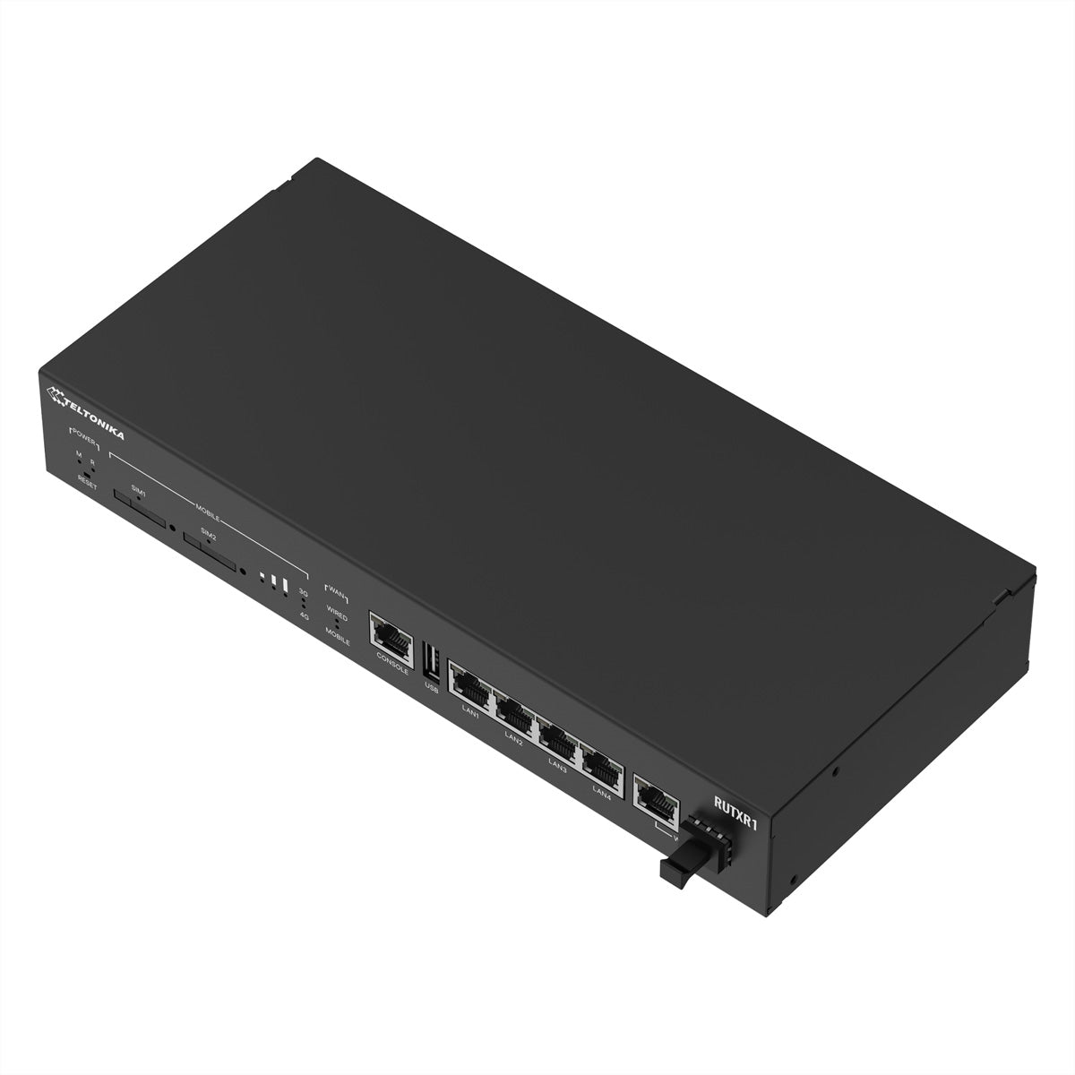 Teltonika RUTXR1 – VPN-Router – 5×GbE, 1×SFP, LTE Cat6 (Dual-SIM), VPN, 1U