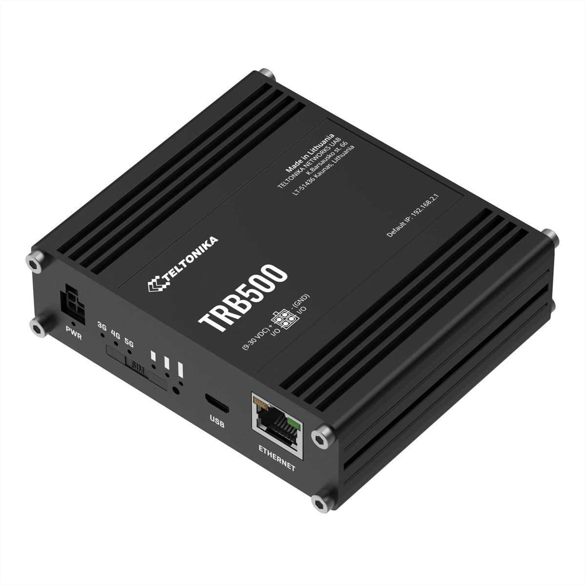 Teltonika TRB500 – VPN-Router – 1×GbE, 5G, MiniSIM, DIN-Schiene
