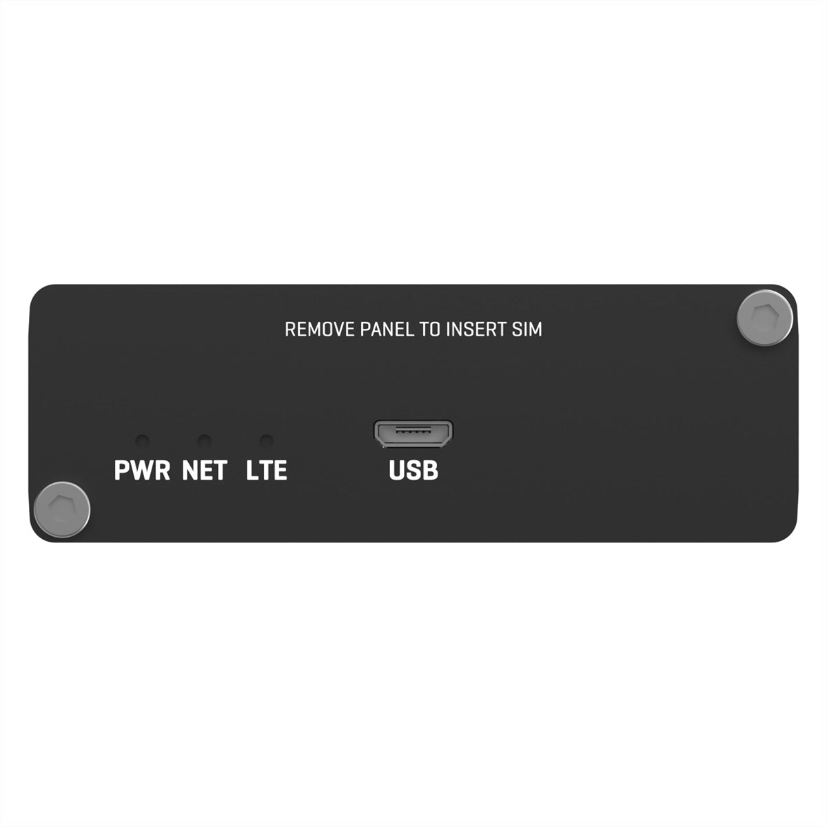 Teltonika TRM240 Modem – LTE Cat 1 (4G), 3G/2G, 1× Micro-USB, inkl. LTE-Antenne (SMA), schwarz