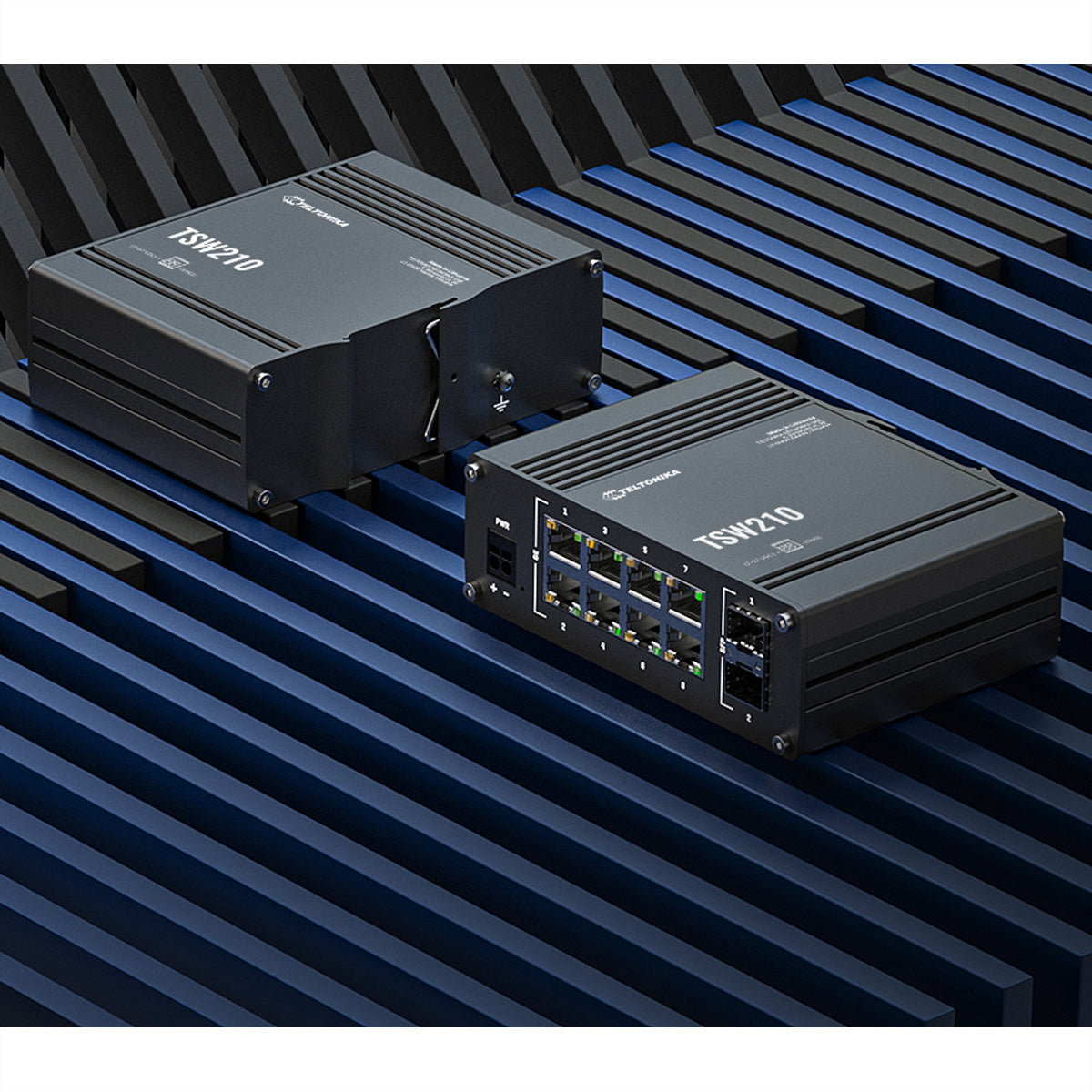Teltonika TSW210 – Unmanaged Switch – 8× 1G, 2× SFP, Desktop