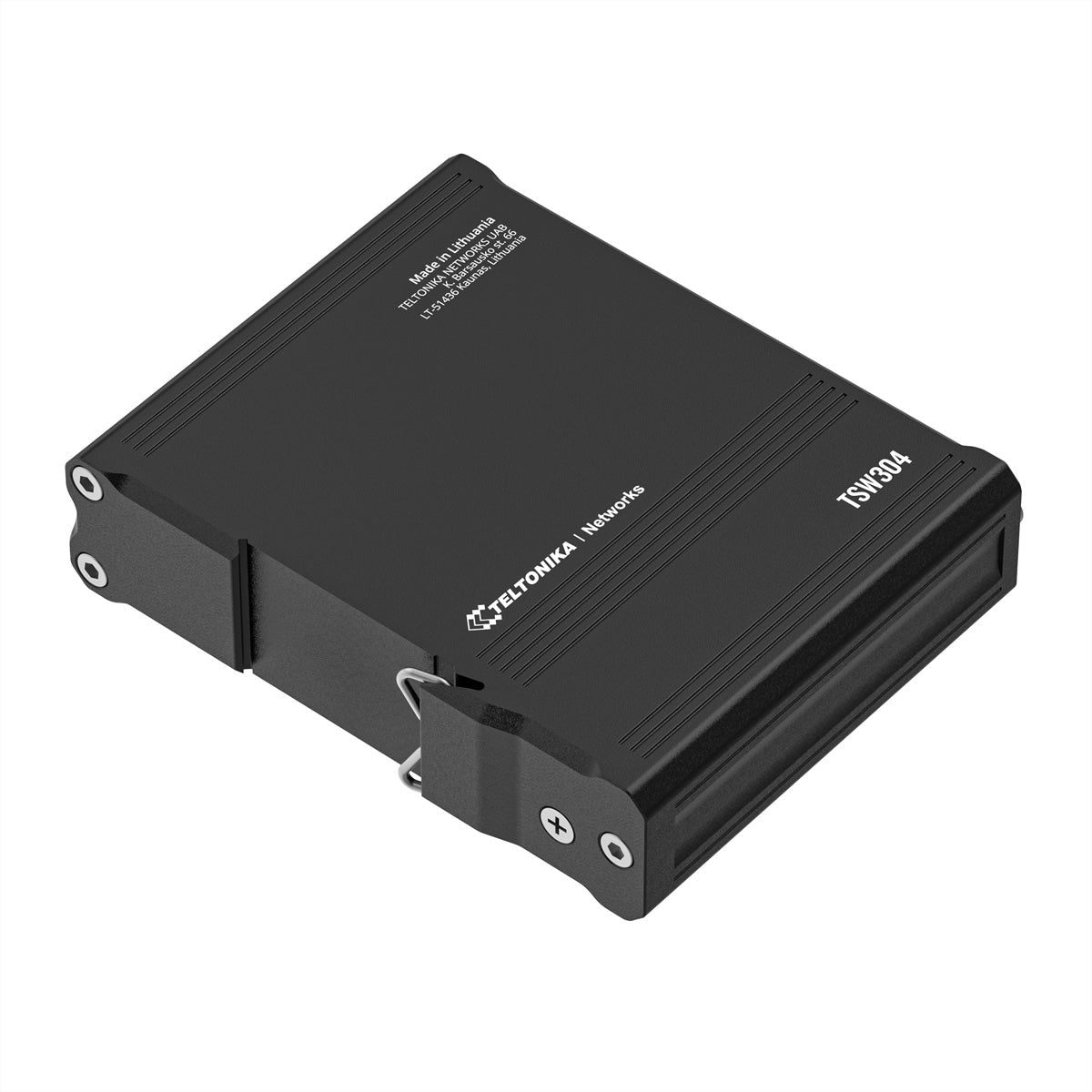 Teltonika TSW304 – Switch – 4× 1G, Passive PoE, DIN-Schiene, IP30