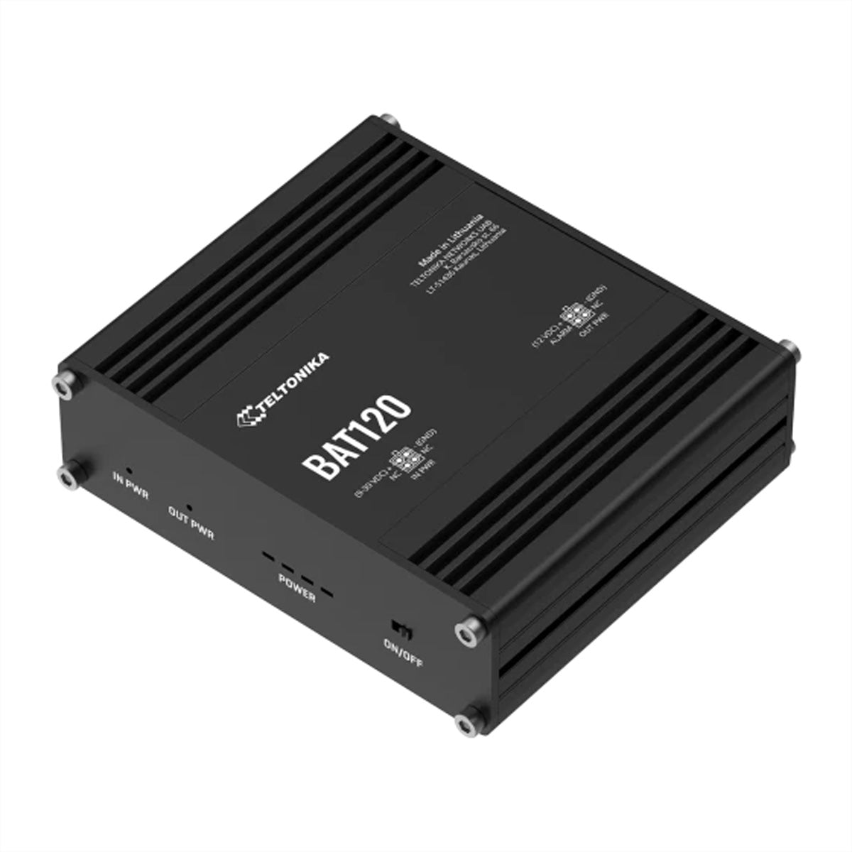 Teltonika BAT120 USV 22 W Line-Interaktiv – Kompakt – 4-polige DC-Ports×2 – für RUT2xx, RUT95x, RUT3xx und andere