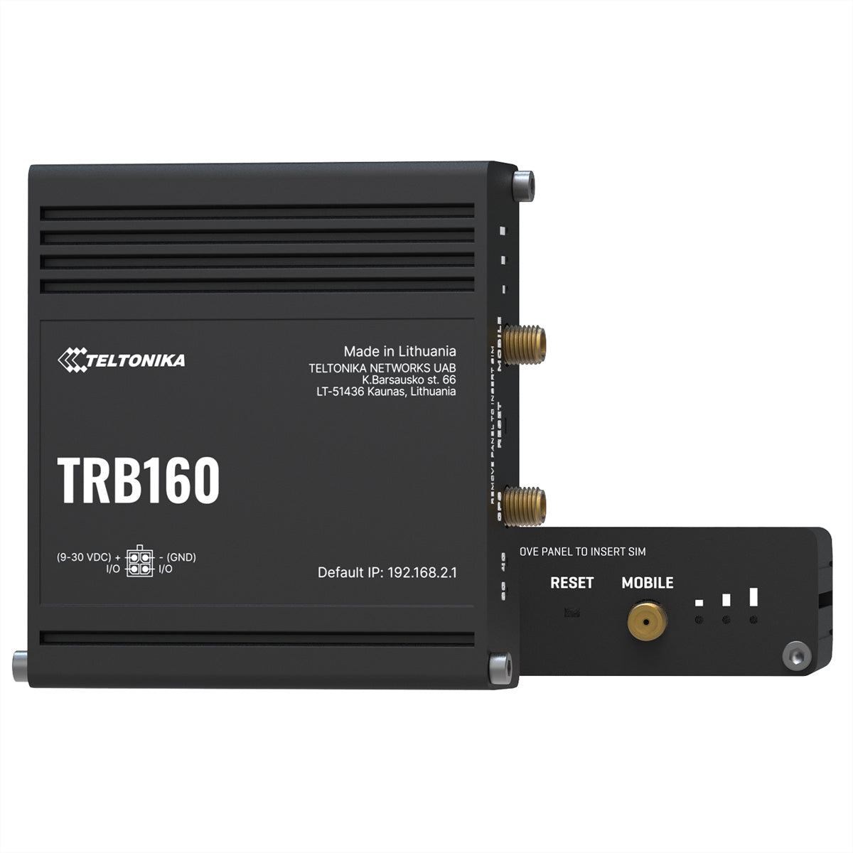 Teltonika TRB160 – VPN-Router – LTE Cat 6, 300 Mbit/s, 1×GbE, USB-C