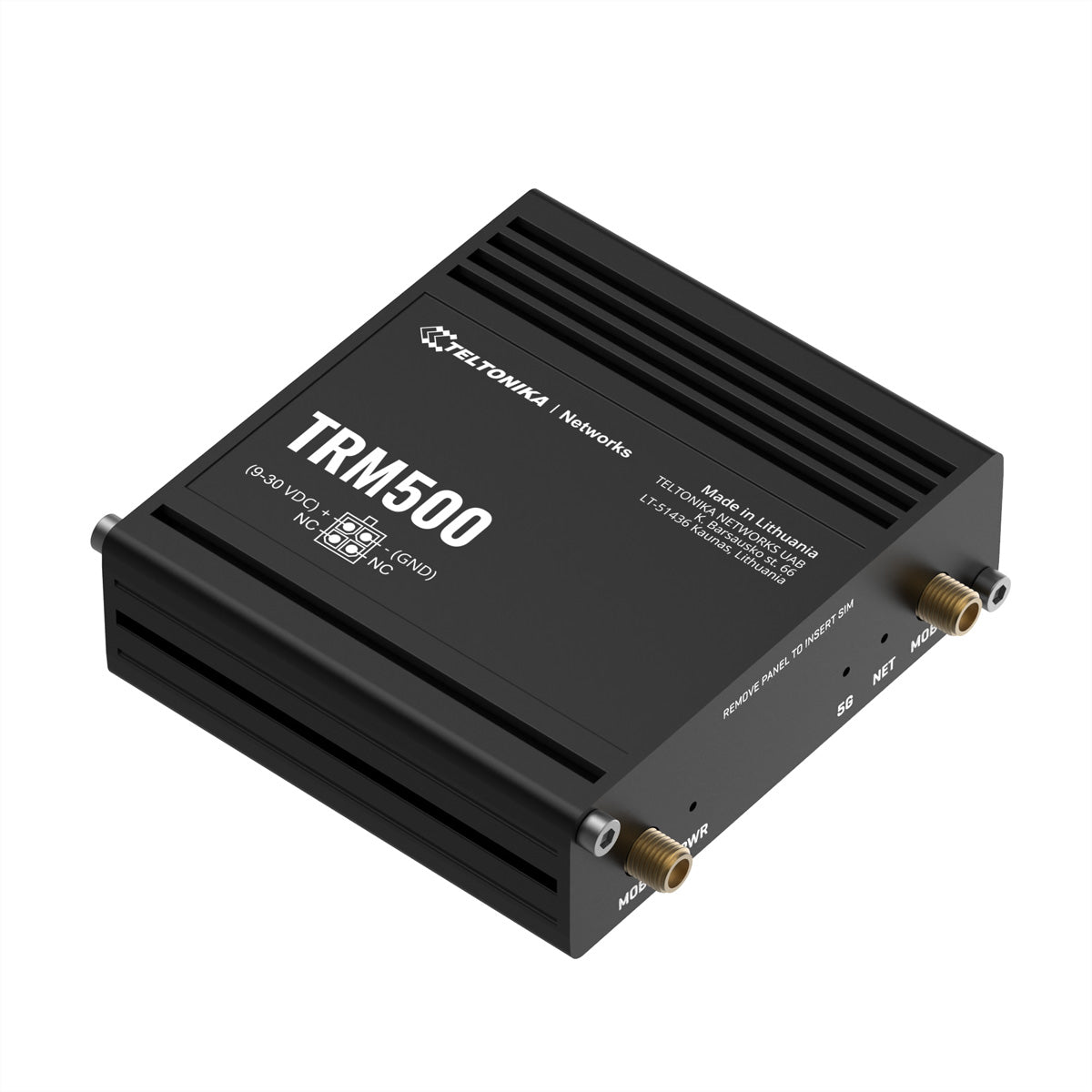 Teltonika TRM500 – LTE/5G-Router, 5G, bis 3400 Mbit/s, abwärtskompatibel mit 4G (Cat 19) und 3G, 1x USB-C