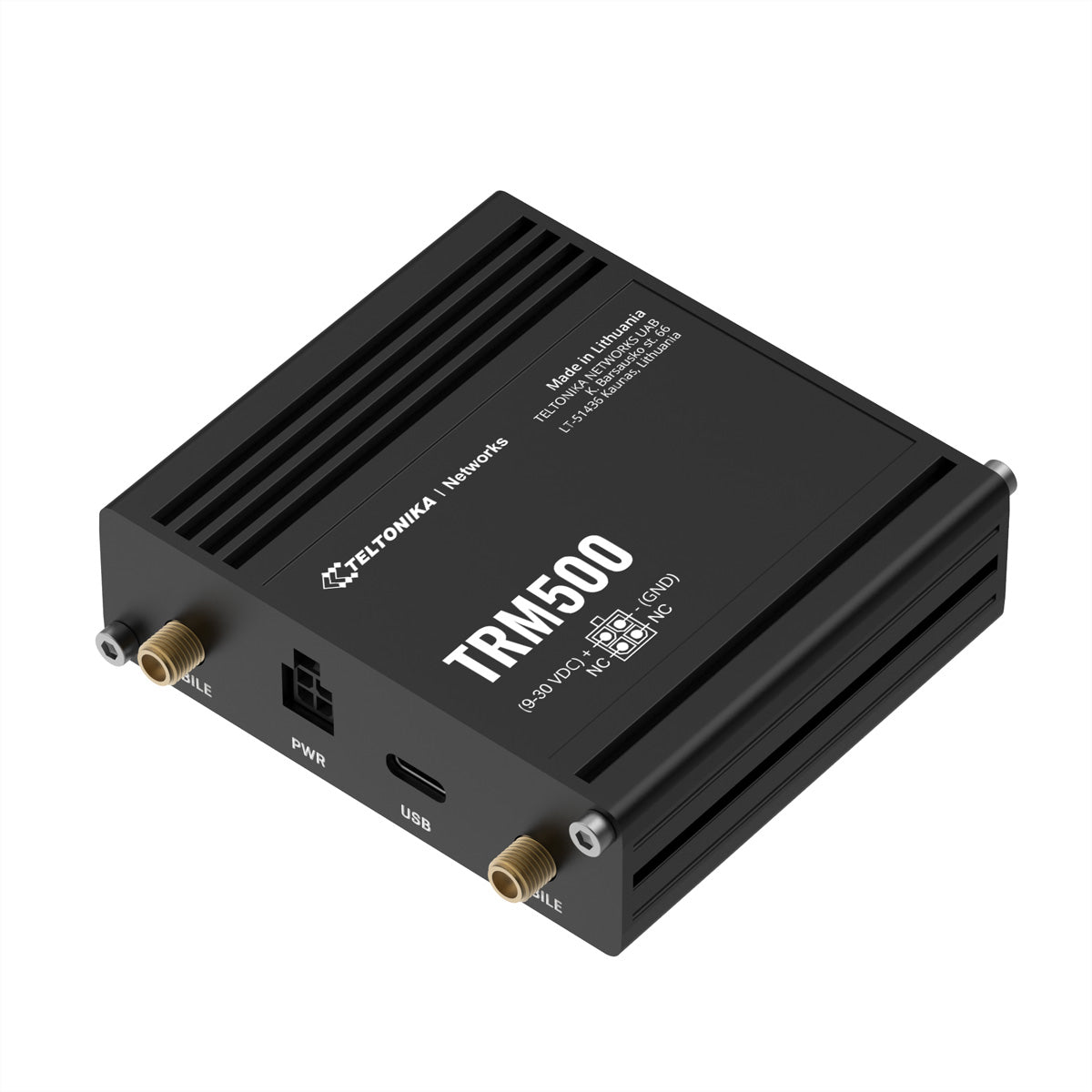 Teltonika TRM500 – LTE/5G-Router, 5G, bis 3400 Mbit/s, abwärtskompatibel mit 4G (Cat 19) und 3G, 1x USB-C