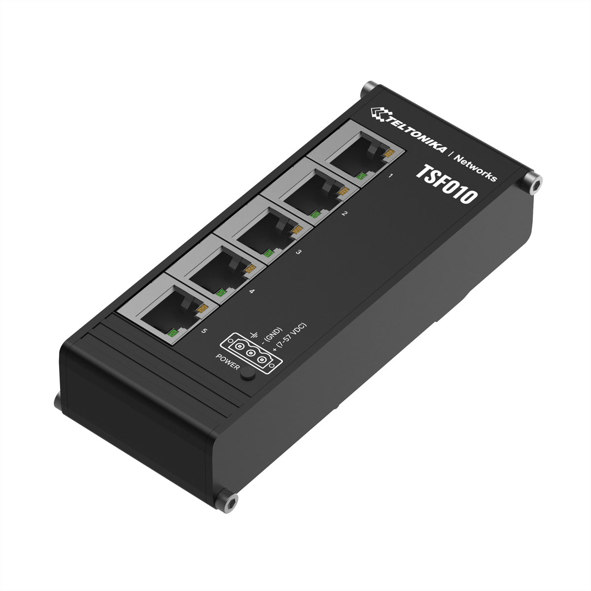 Teltonika TSF010 – Unmanaged Switch – 5× 10/100, DIN-Schiene