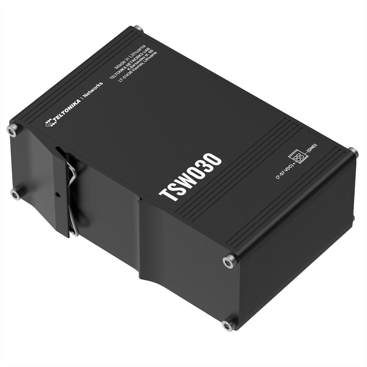 Teltonika TSW030 – Unmanaged Switch – 8× 10/100, DIN-Schiene