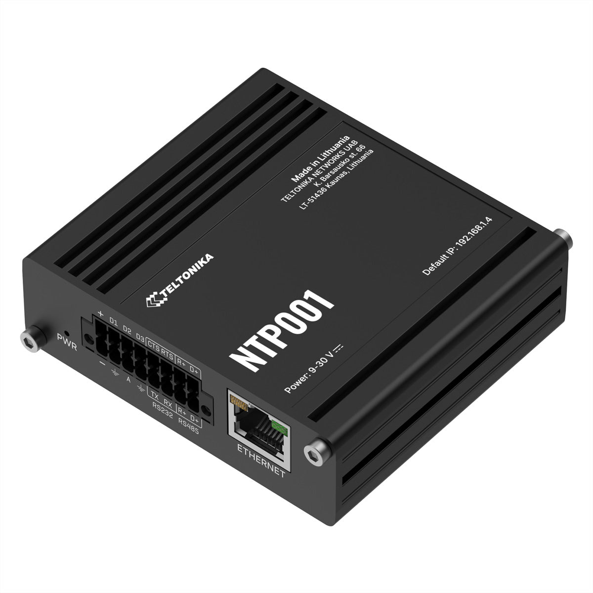 Teltonika NTP001 – Access Point – Wand, 1×10/100 Mbit/s, Schwarz