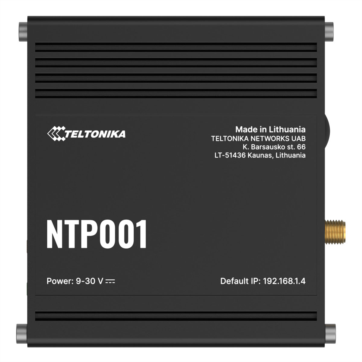 Teltonika NTP001 – Access Point – Wand, 1×10/100 Mbit/s, Schwarz