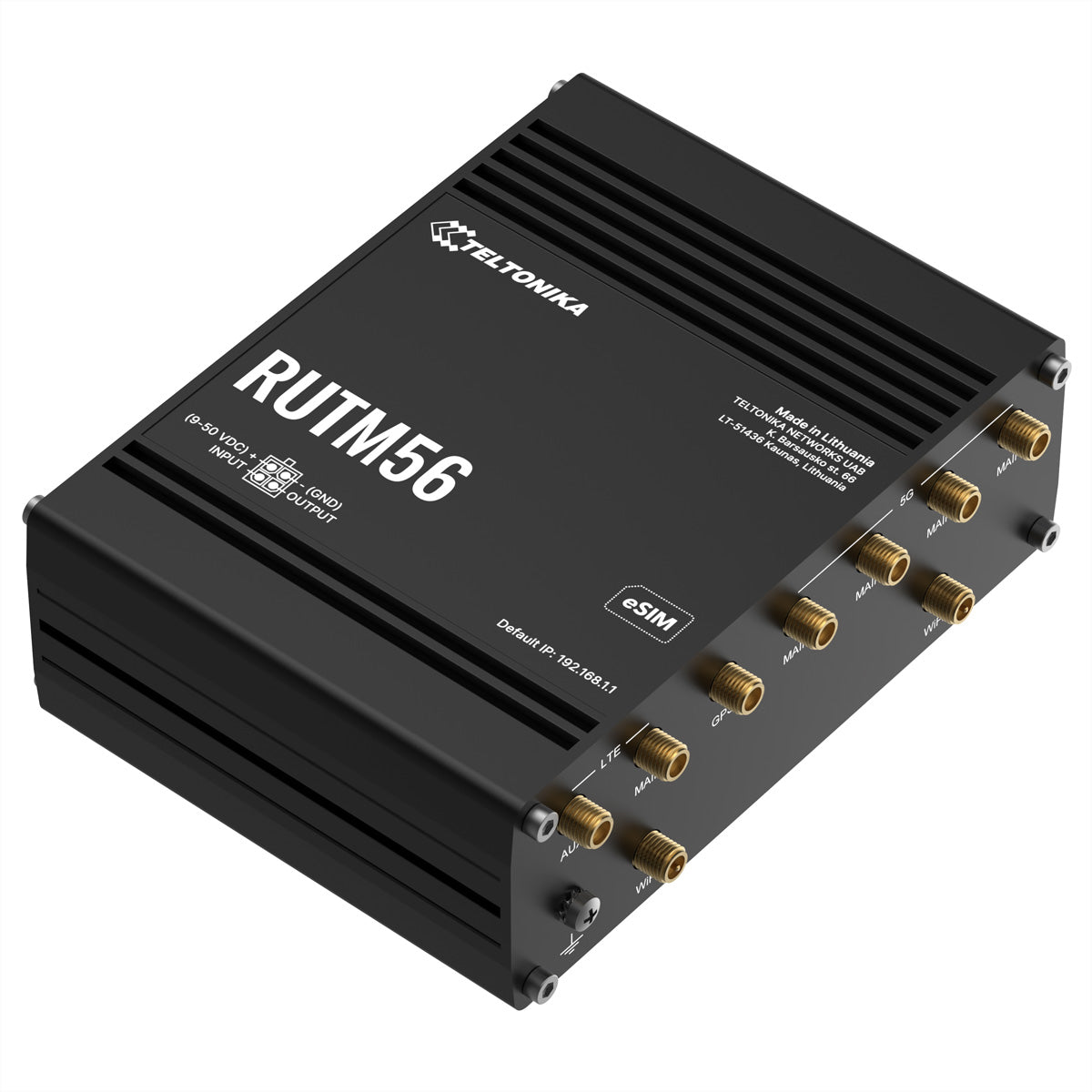 Teltonika RUTM56 – WLAN-Router – Wi-Fi 5 Dual-Band (2,4/5 GHz), 867 Mbit/s