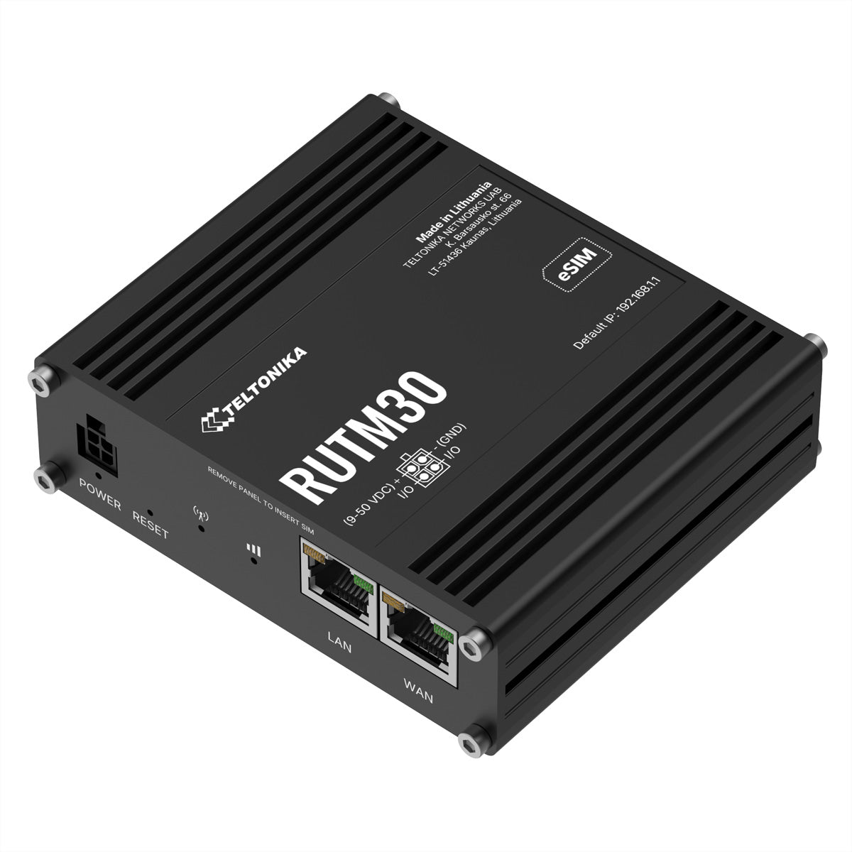 Teltonika RUTM30 – WLAN-Router – Wi‑Fi 5 Dual‑Band (2,4/5 GHz), 900 Mbit/s