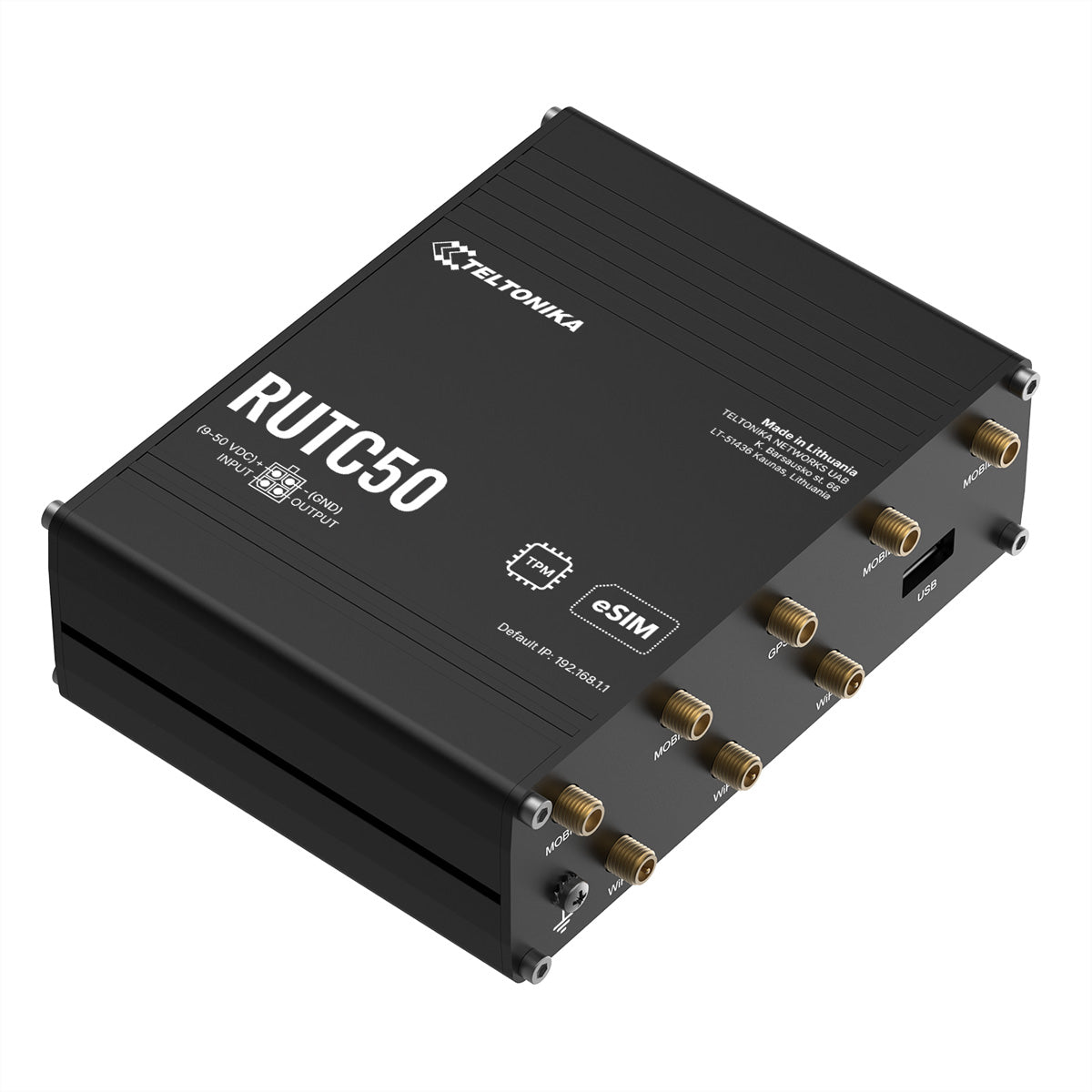 Teltonika RUTC50 – WLAN-Router – Wi-Fi 6 Dual-Band (2,4/5 GHz)