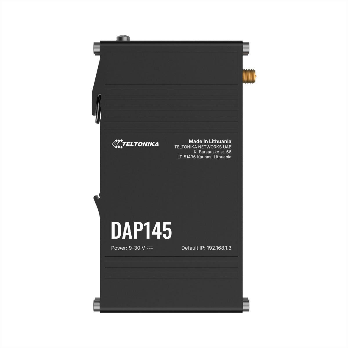 Teltonika DAP145 Access Point – Wi‑Fi 4 (802.11n), 2,4 GHz, RS‑485, PoE, DIN-Schienenmontage, IP30