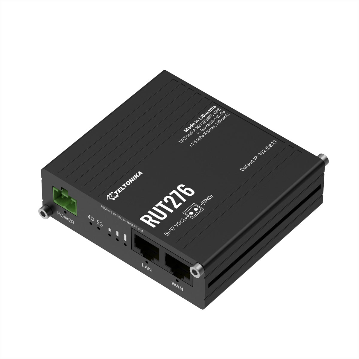 Teltonika RUT276 RedCap 5G – WLAN Router – Wi-Fi 4 (2,4 GHz)