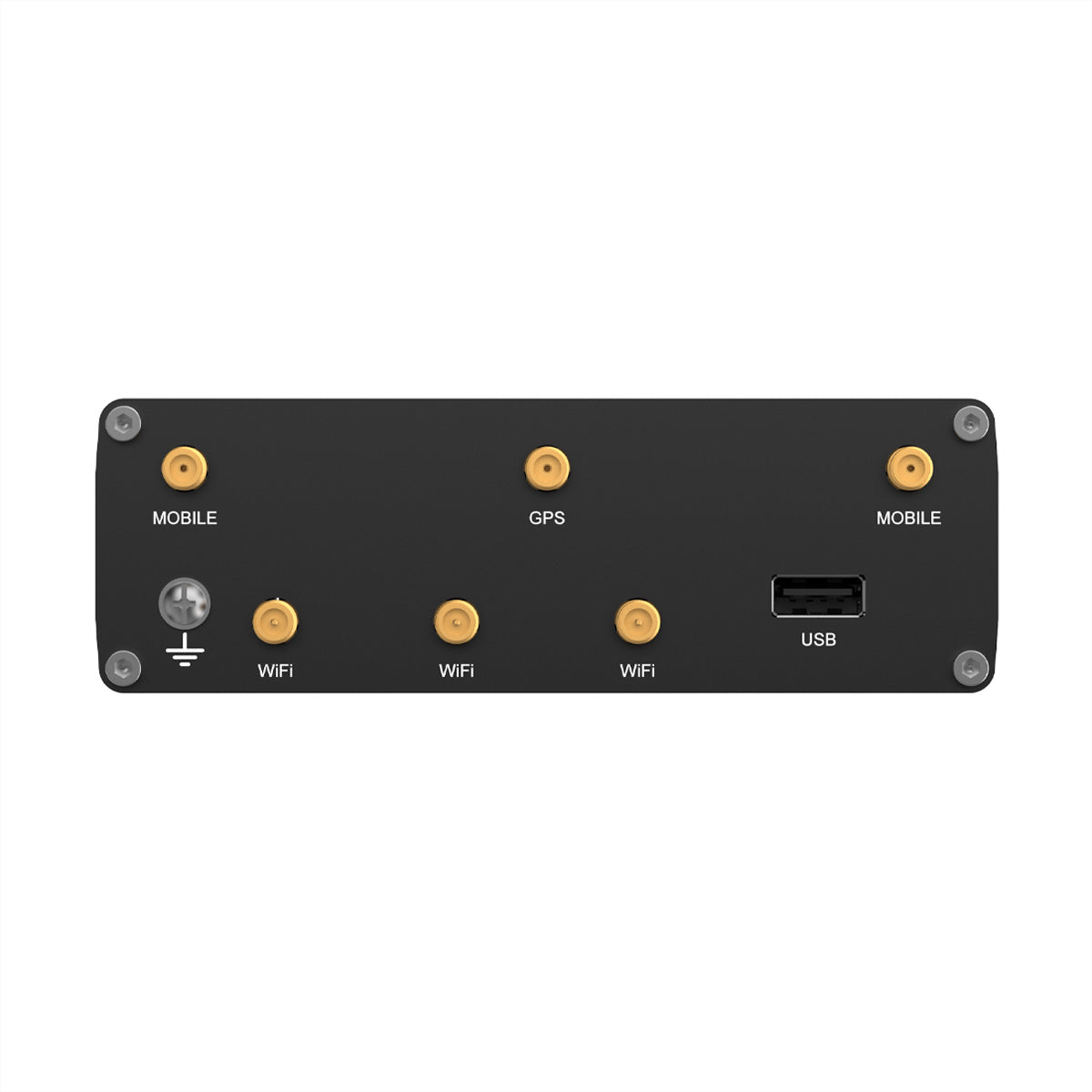 Teltonika RUTC40 WLAN-Router – Wi-Fi 6 (3 Gbit/s), Dual-Band, 4G (Cat 4), 4× 1G LAN, RutOS, schwarz