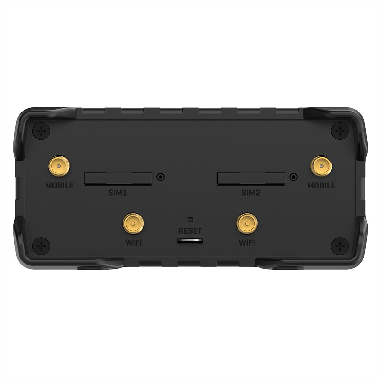 Teltonika RUT981 – LTE-Router, Wi-Fi 4, 2,4 GHz, 3x LAN (Fast Ethernet), Dual-SIM und eSIM, Schwarz