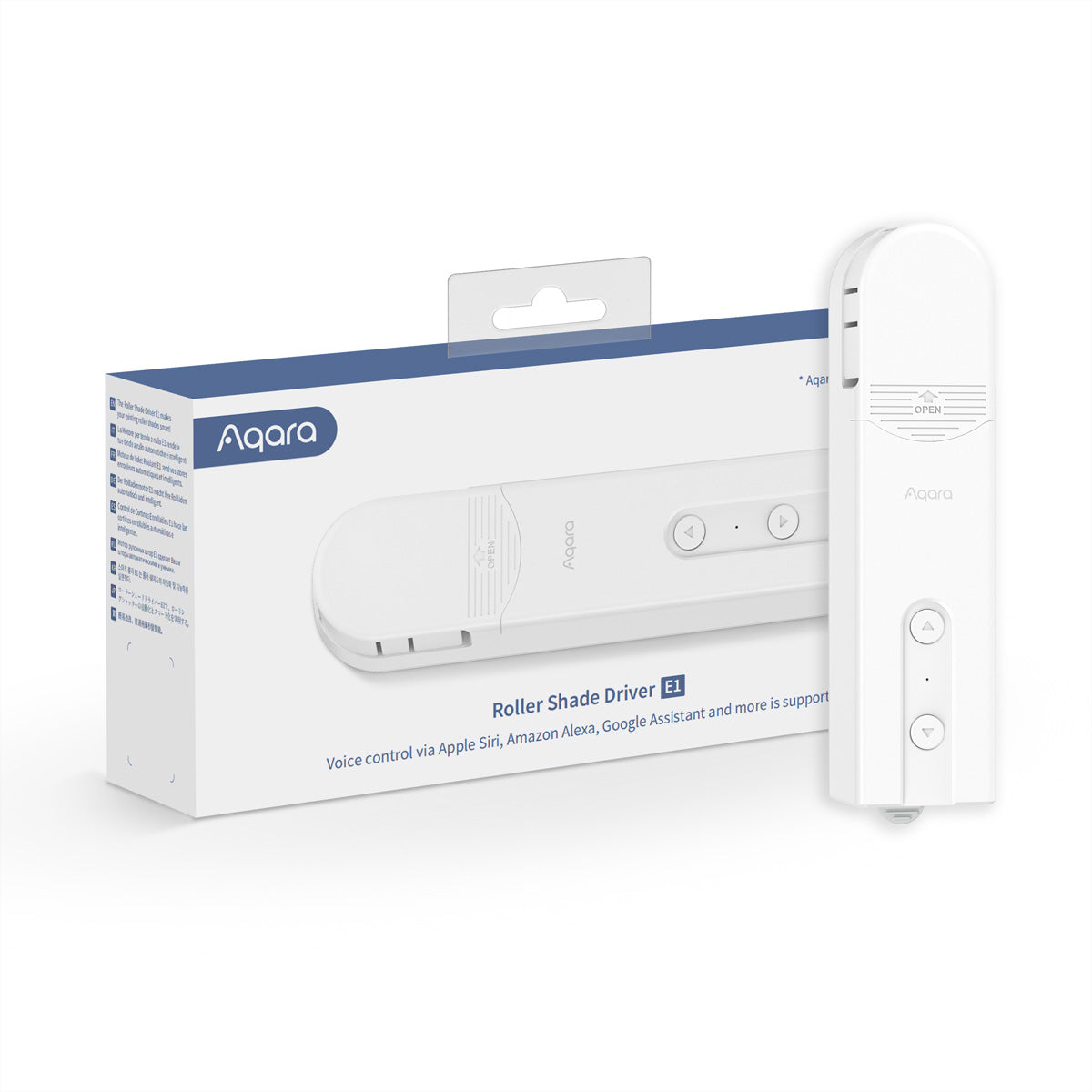 Aqara Rolladentreiber E1 – Zubehör – Rolladentreiber, Zigbee – für HomeKit, Alexa, Google Assistant