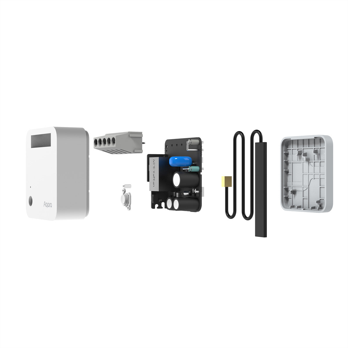 Aqara T1 – Zubehör – Schaltaktor mit Neutralleiter, Zigbee 3.0 – für Alexa, Google Assistant, Siri