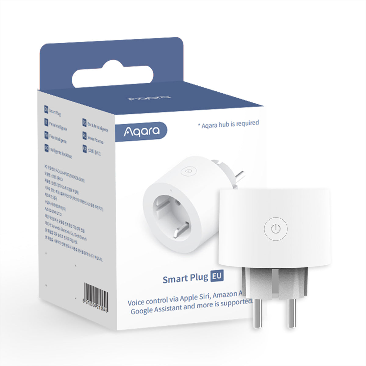 Aqara Smart-Steckdose – Zigbee, 2300 W, Verbrauchsmessung – für HomeKit, Alexa, Google Assistant