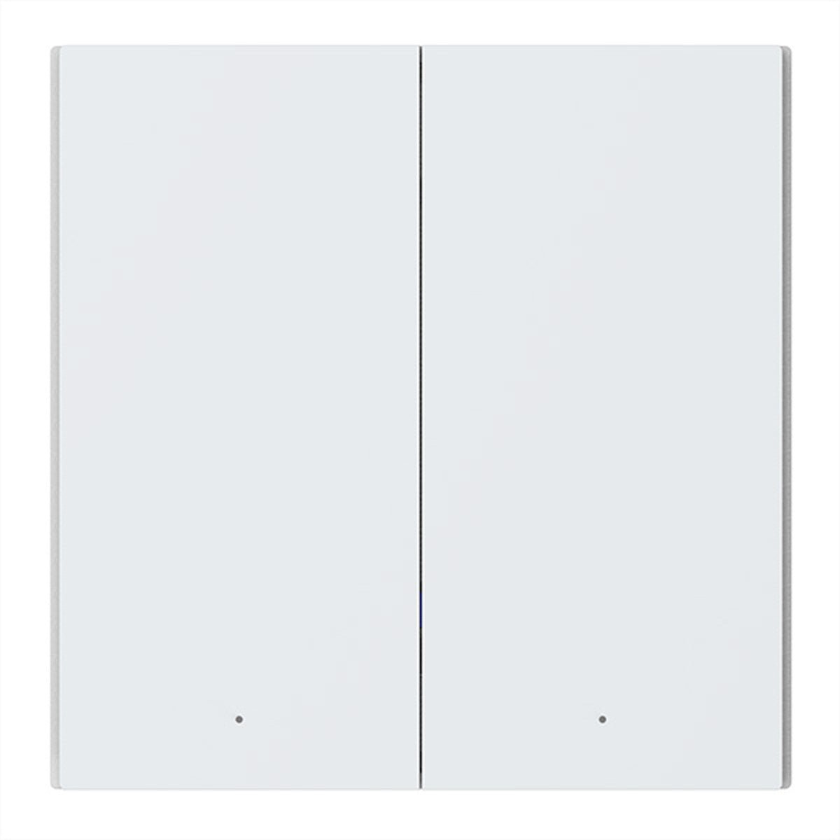 Aqara H1 – Smart-Taster – Zigbee, 2 Tasten, mit Neutralleiter – für Apple HomeKit, Amazon Alexa