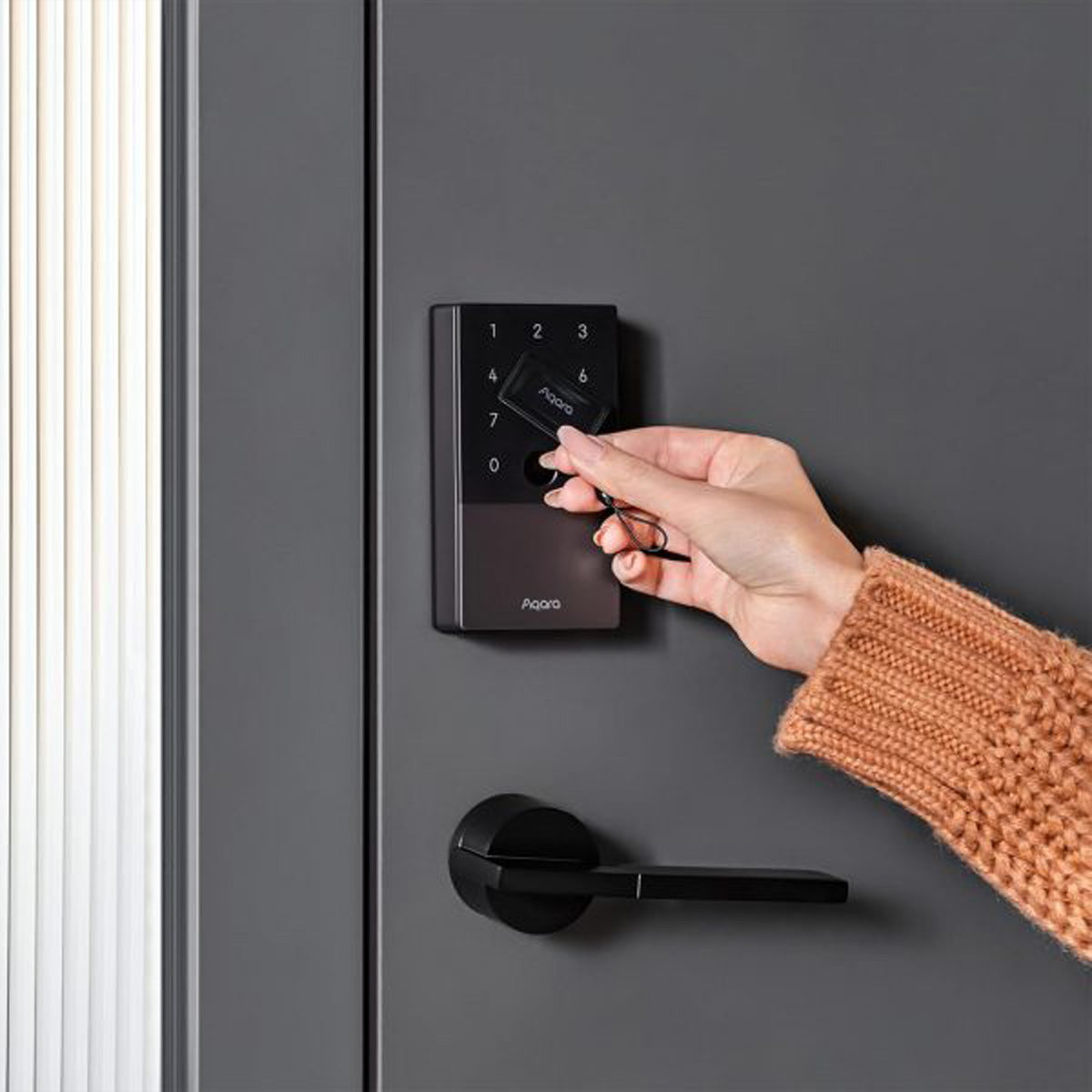 Aqara NFC-Karte – 13,56 MHz, 1 Stk., Schwarz, für Aqara Smart Lock U200, Matter, Aqara Home
