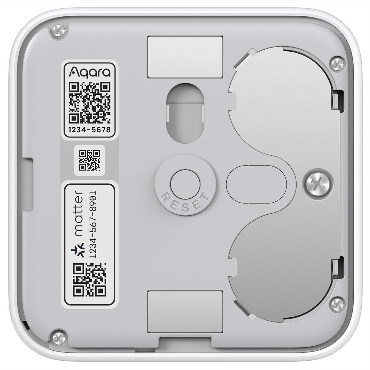 Aqara W100 – Sensor – Temperatur & Luftfeuchtigkeit, Zigbee, Thread – für Matter-fähige Systeme