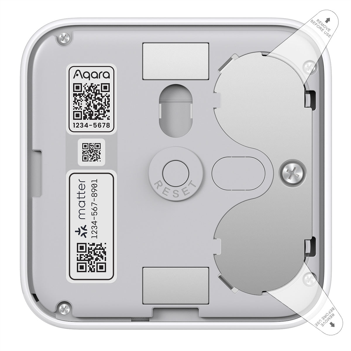 Aqara W100 – Sensor – Temperatur & Luftfeuchtigkeit, Zigbee, Thread – für Matter-fähige Systeme