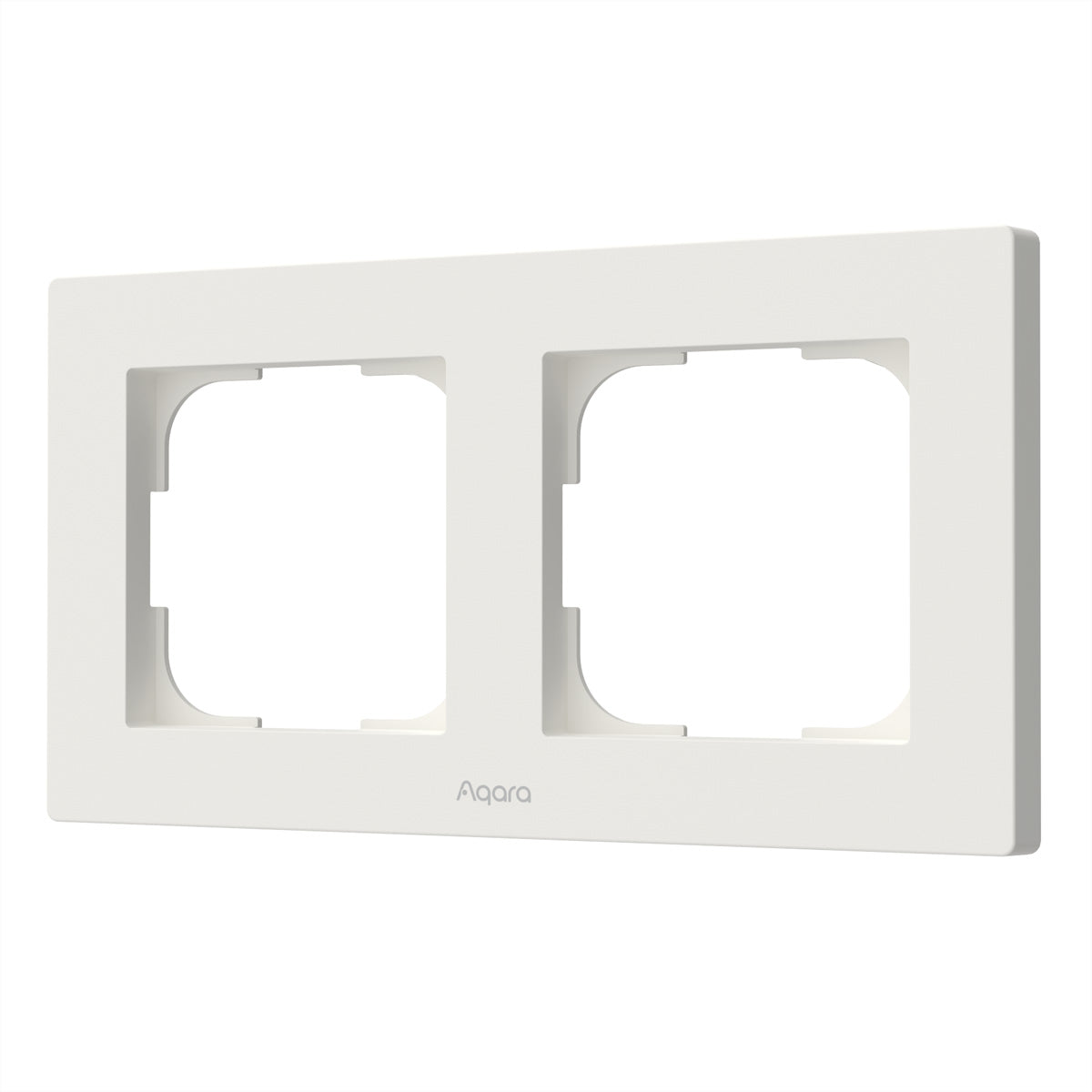 Aqara FE-X01D – Zubehör – UP Abdeckrahmen 2-fach – für EdizioDue-Schalterprogramm – Weiss
