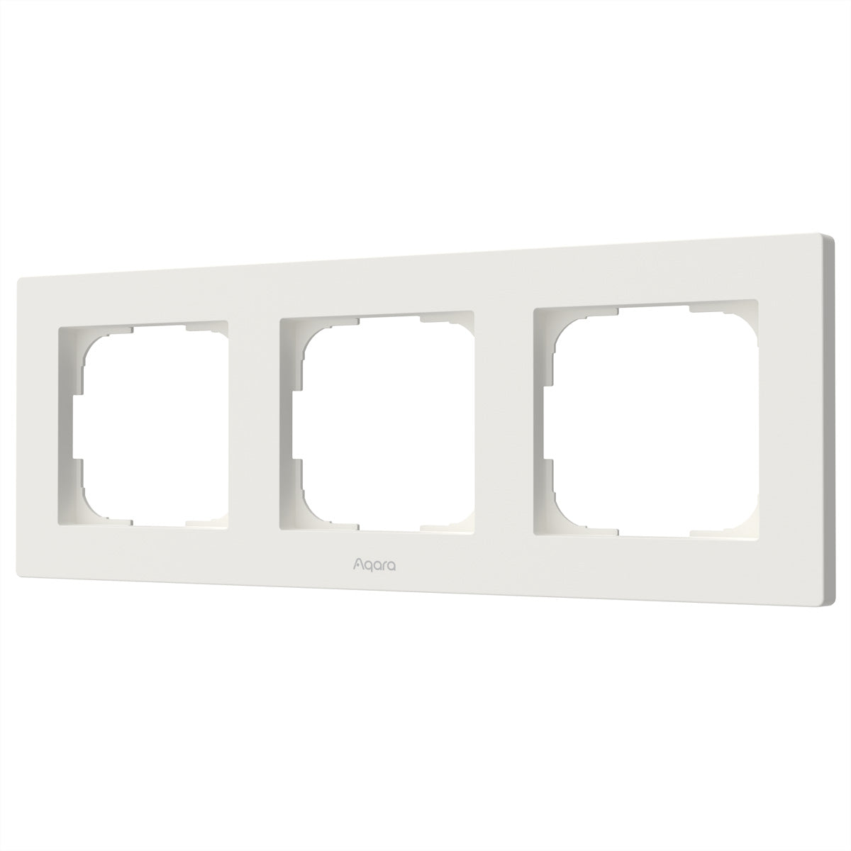 Aqara FE-X02D – Zubehör – UP-Abdeckrahmen, 3-fach, Weiss – für EdizioDue