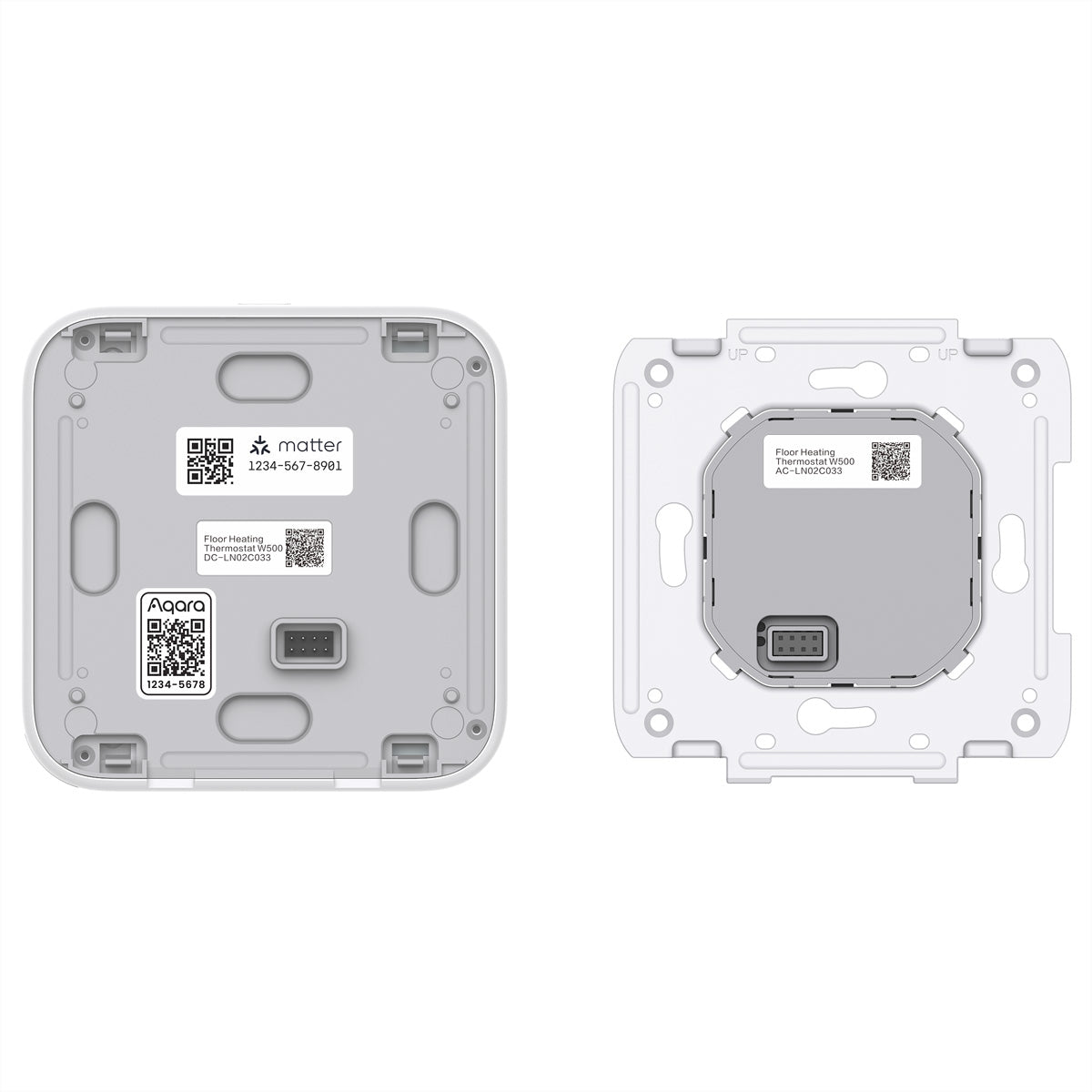 Aqara W500 – Smart-Thermostat – Matter (Thread), Bluetooth, Energieüberwachung – für Fussbodenheizungen