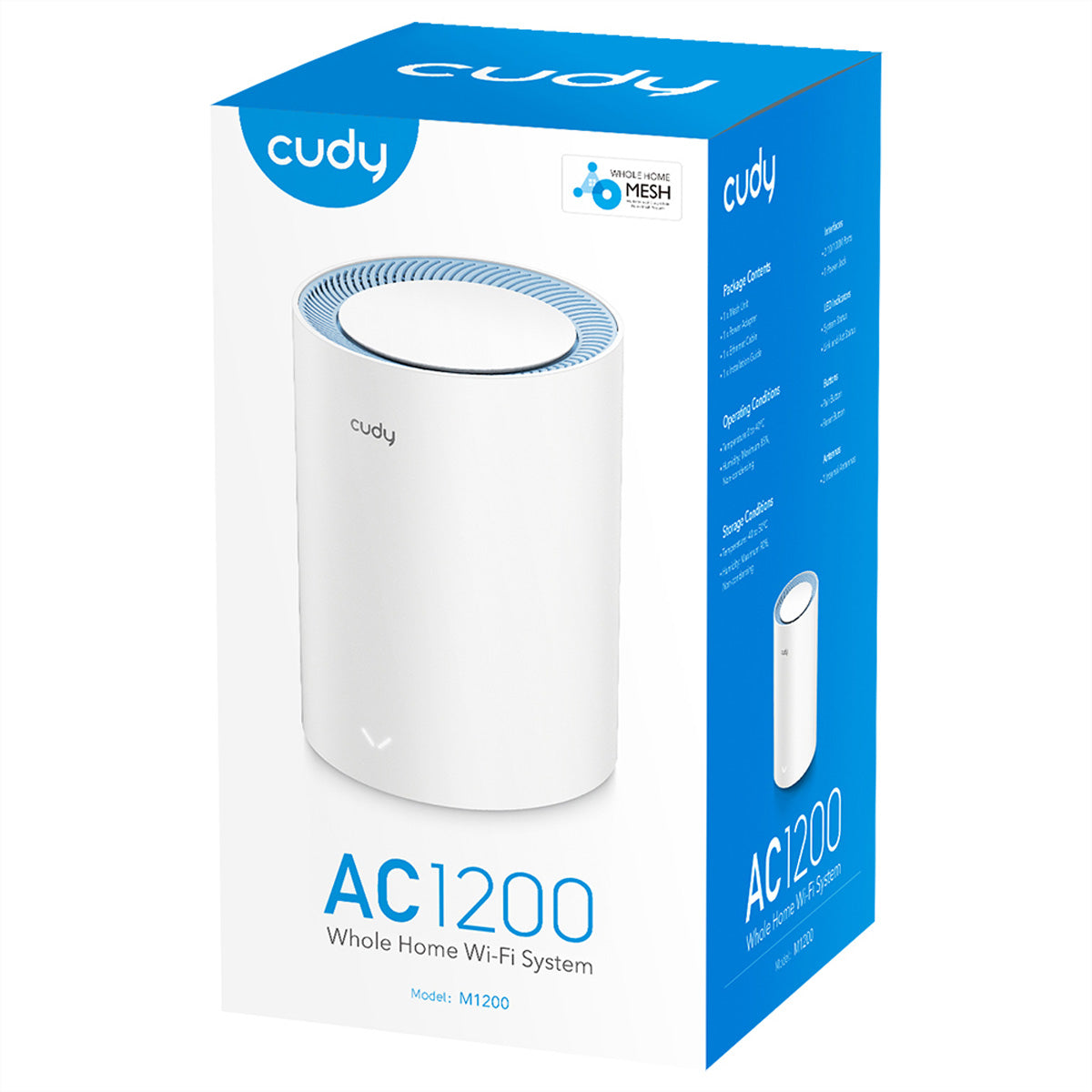 Cudy M1200 – Access Point – Wi‑Fi 5 (2,4/5 GHz), 1,2 Gbit/s