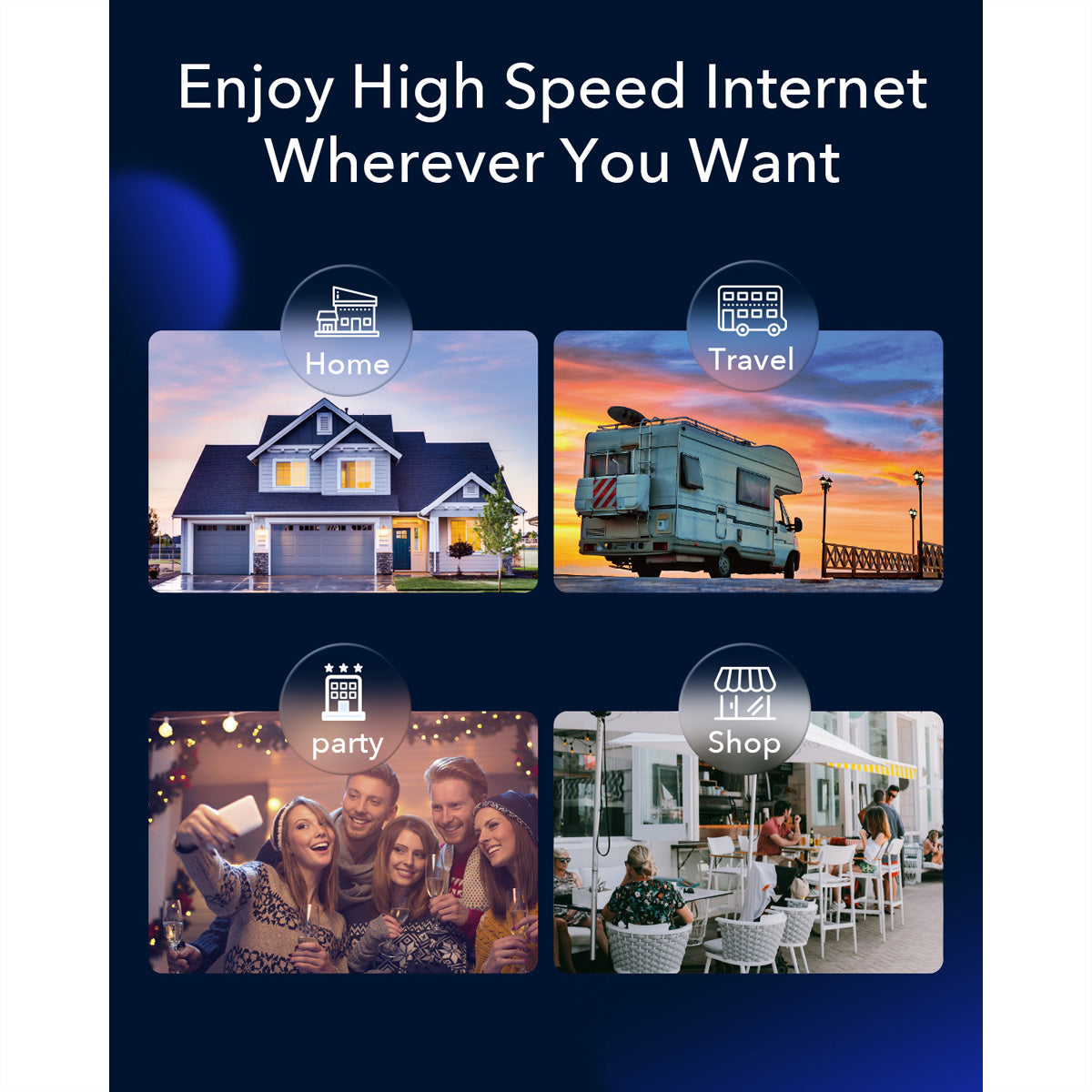 Cudy P5_EU WLAN-Router – Wi-Fi 6 (AX3000), Dual-Band (2,4/5 GHz), 4× 1G, 5G (Sub6 SA/NSA)