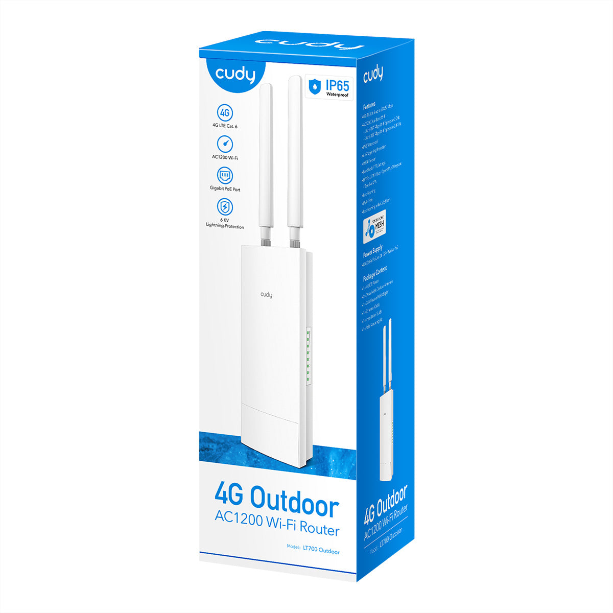 Cudy LT700 – WLAN-Router – Wi-Fi 5 Dual-Band (2,4/5 GHz), 1,2 Gbit/s