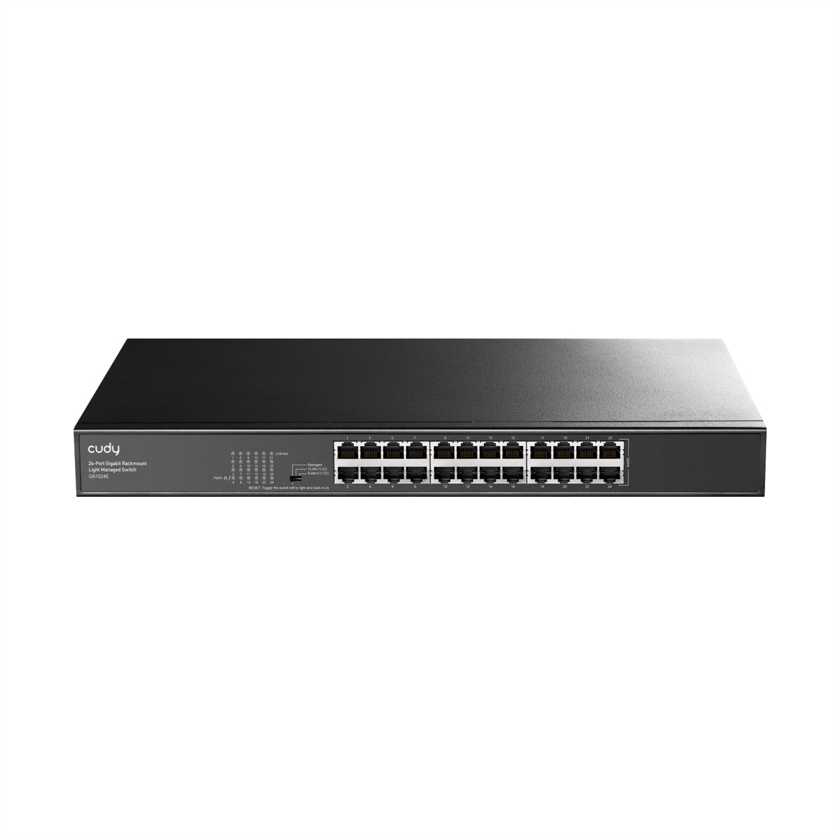 Cudy GS1024E – Managed Switch – 24×GbE, 19" Rack