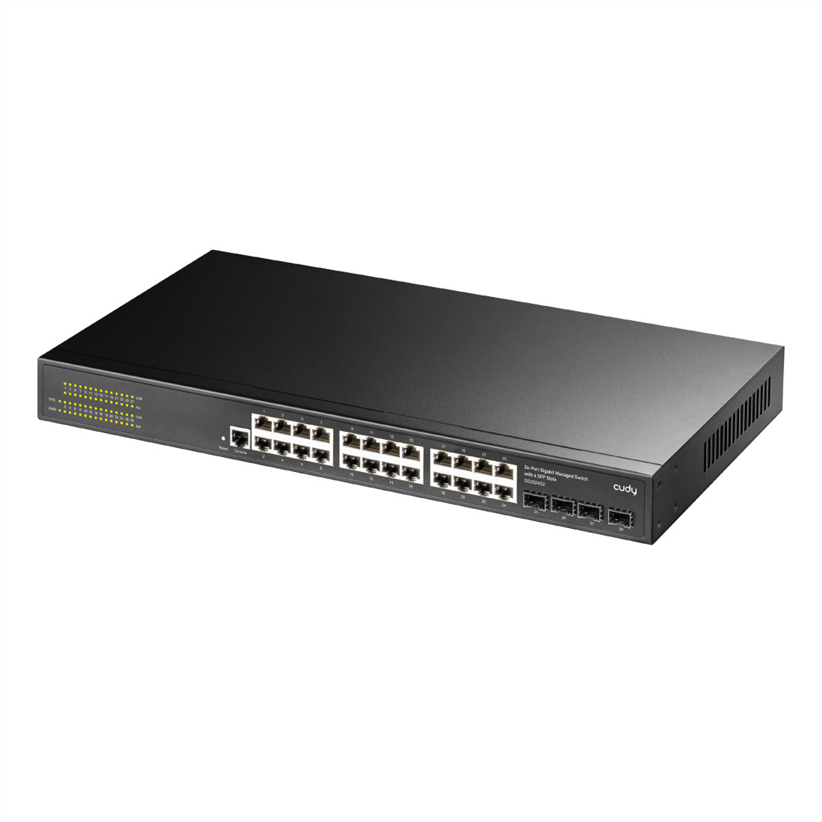 Cudy GS2024S2 – Managed Switch – 24×GbE, 4×SFP, L2/L3, 1U