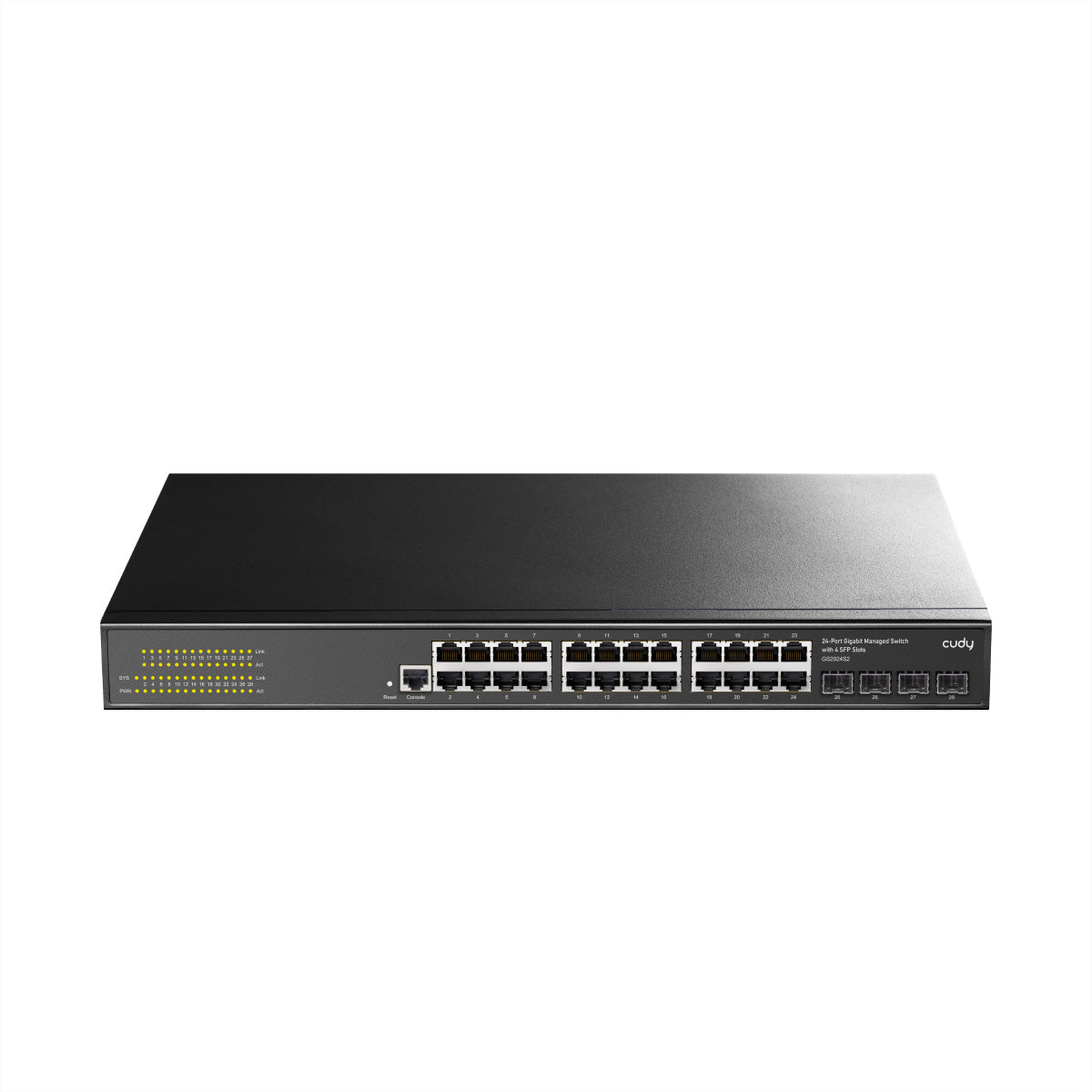 Cudy GS2024S2 – Managed Switch – 24×GbE, 4×SFP, L2/L3, 1U