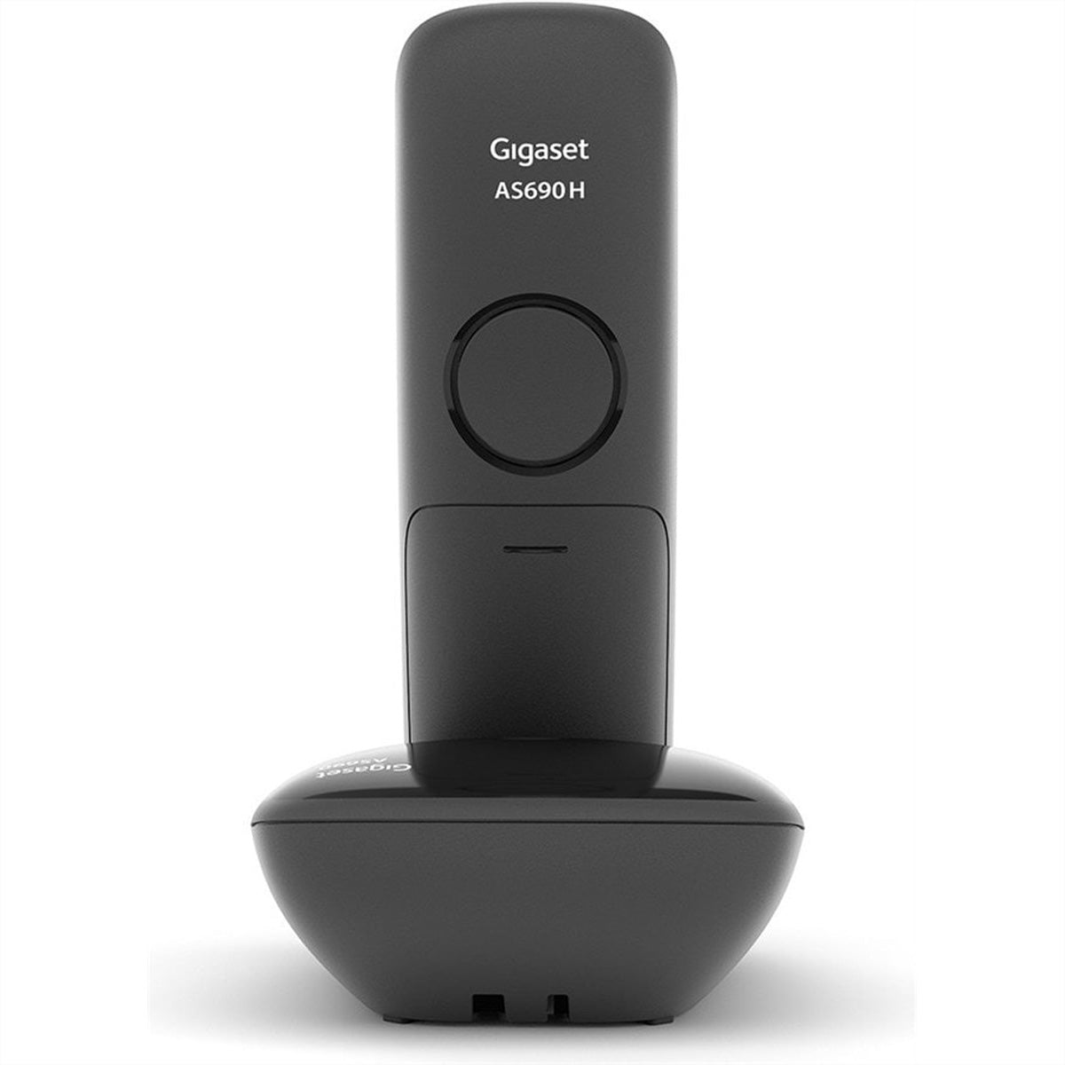 Gigaset AS690 Duo – DECT-Telefon mit Basis, 2" Display, Freisprechen, Anrufer-ID, schwarz