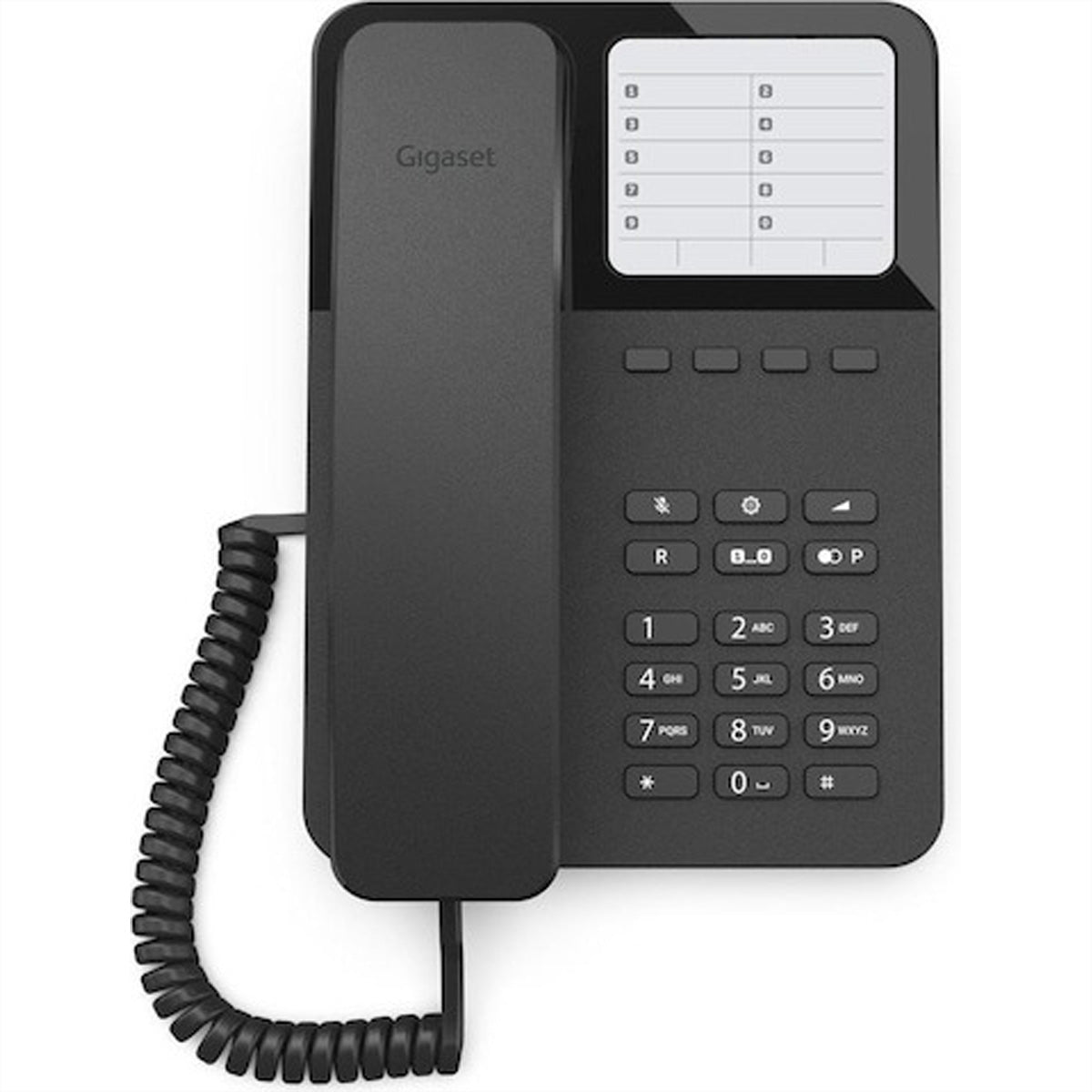 Gigaset DESK 400 – Analogtelefon, schwarz
