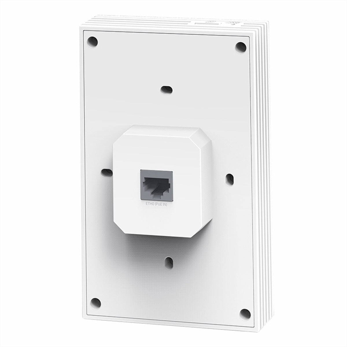 TP-Link EAP655-Wall – Wi-Fi 6 Access Point, Dual-Band (2,4/5 GHz), 2402 Mbit/s, 4× GbE, PoE, Wandmontage, Weiss