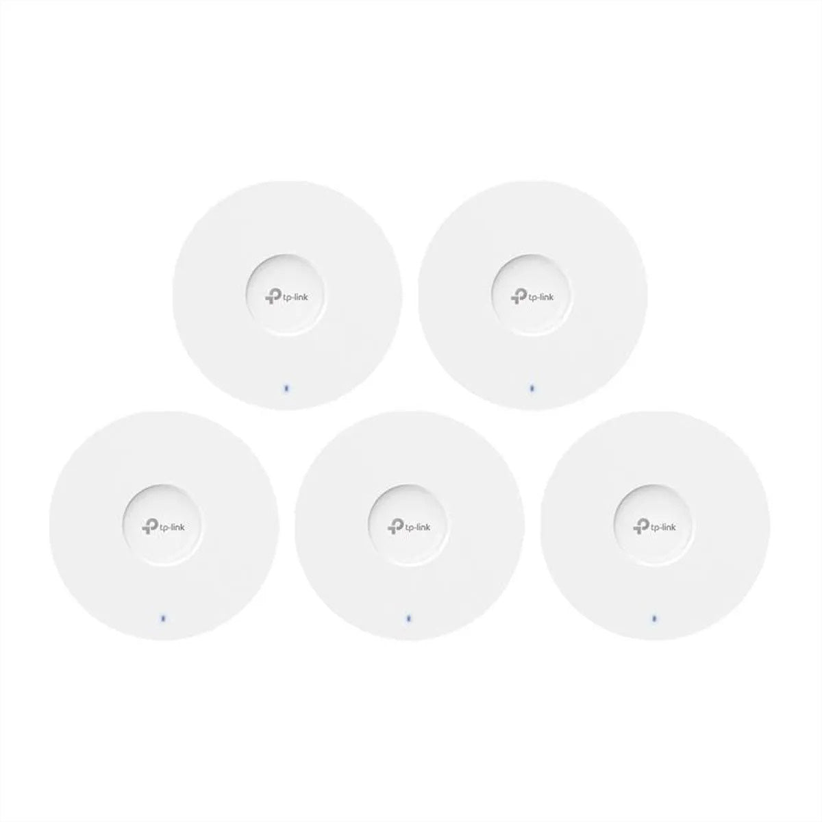 TP-Link EAP613 (5er-Set) – WLAN Access Point, Wi-Fi 6, Dual-Band, bis 1800 Mbit/s, 1x LAN (GbE), PoE, Weiss