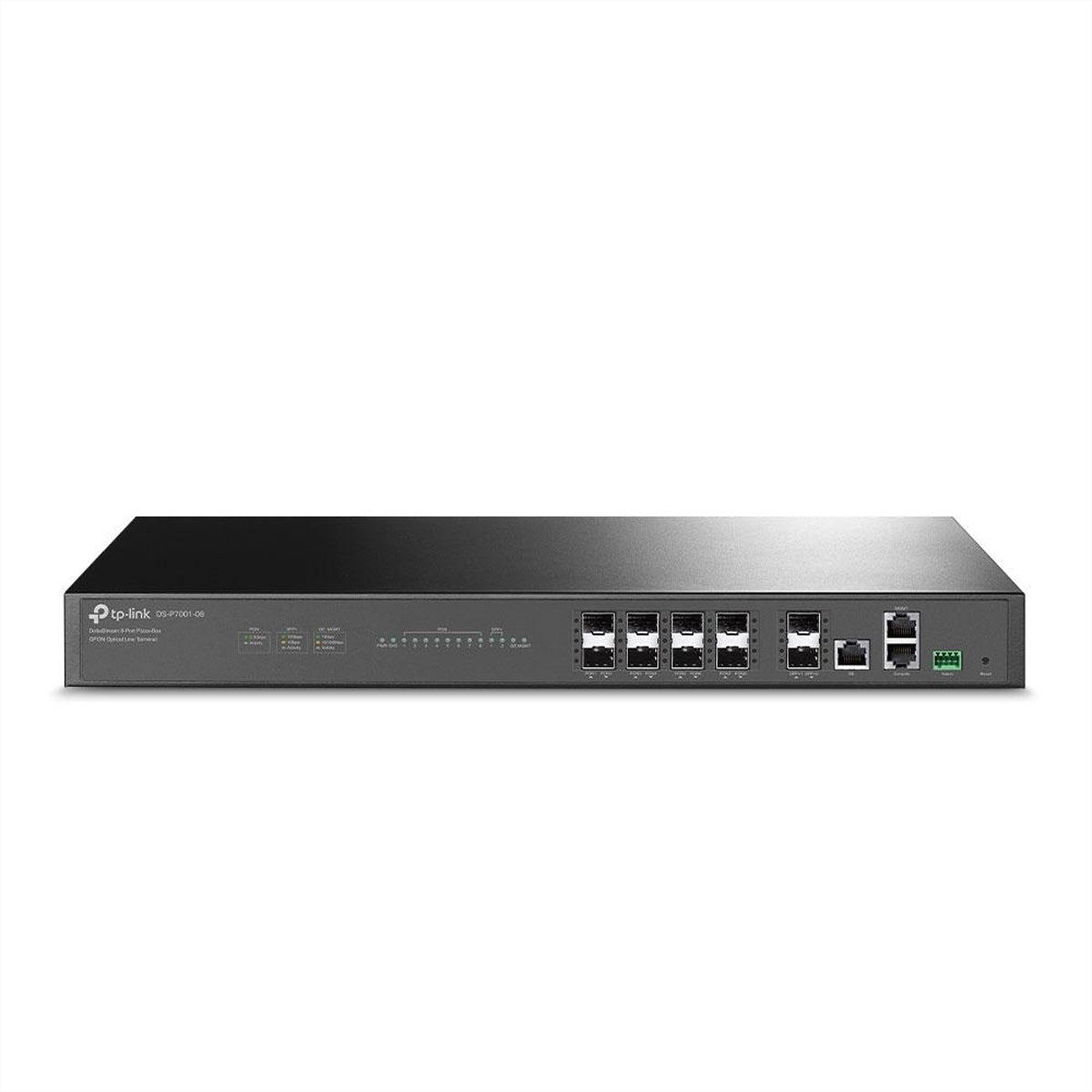 TP-Link DS-P7001-08 – GPON OLT – 8×GPON, 2×10G SFP+, 2×GbE, L2/L3, Dual AC/DC