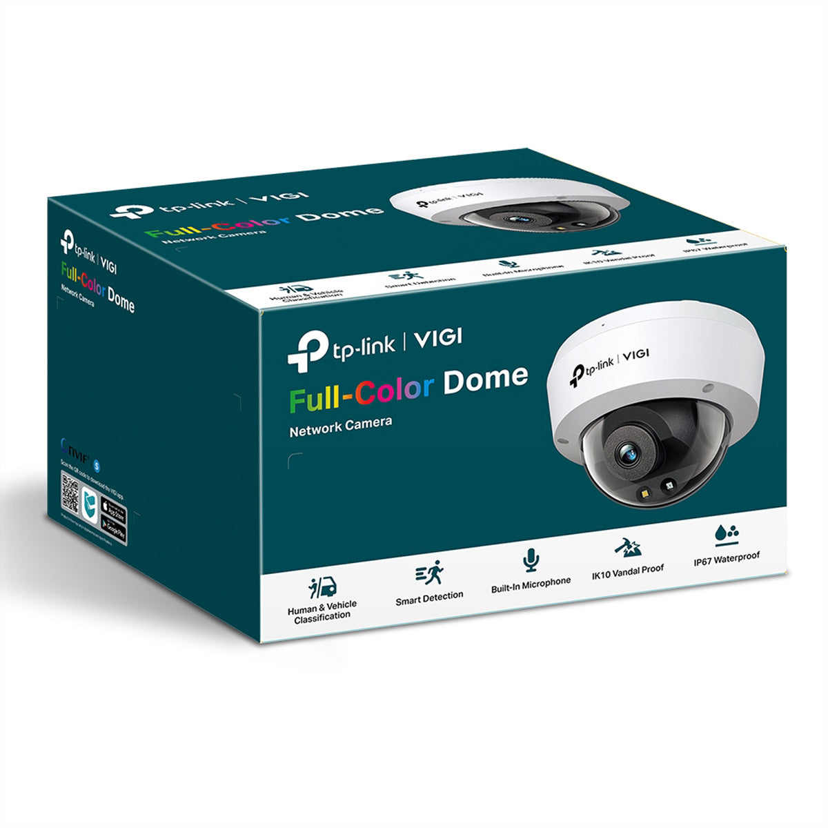 TP-Link VIGI C250 Dome – 5MP – 4,0 mm – PoE – IP67 IK10